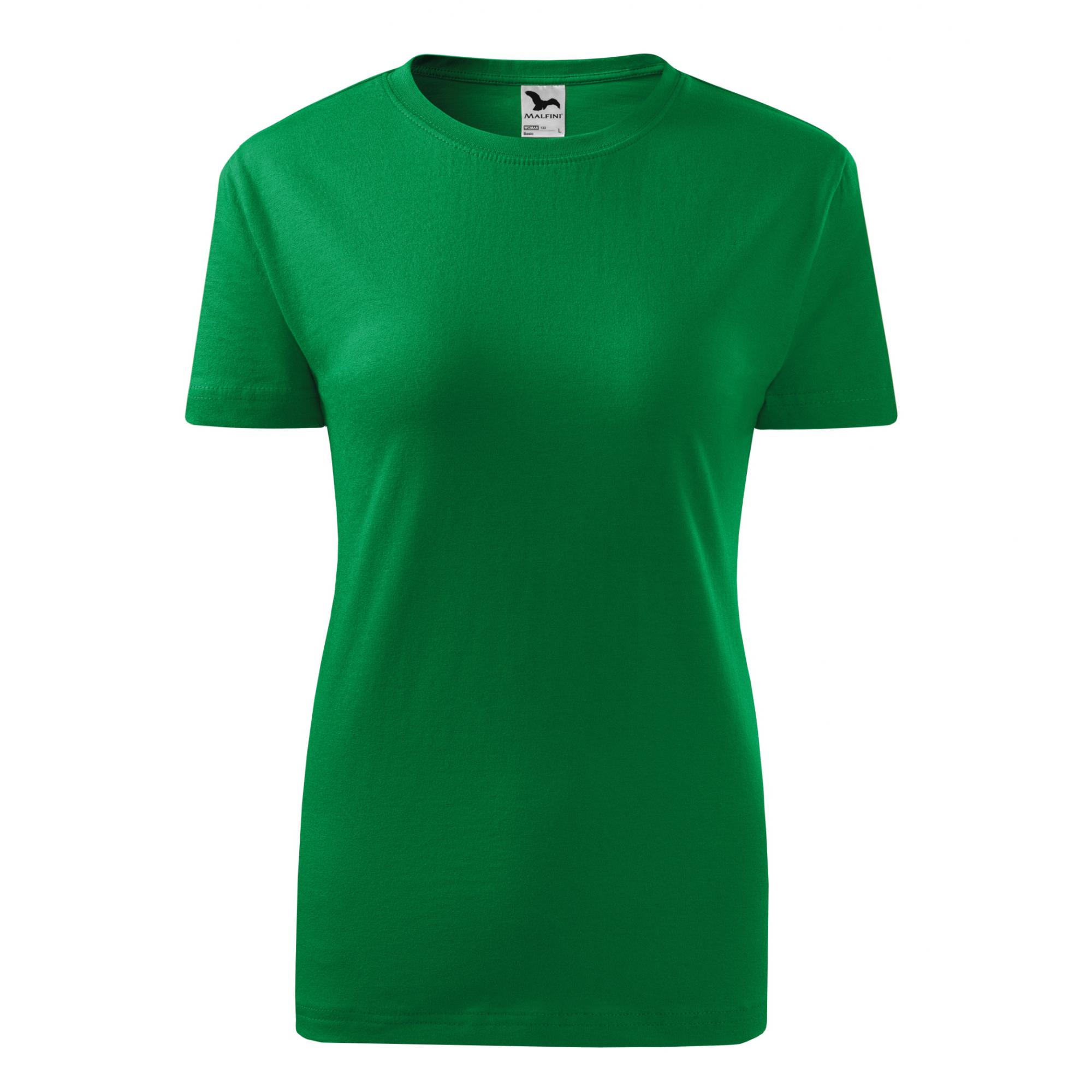 Tricou pentru damă Classic New 133 Verde mediu XL