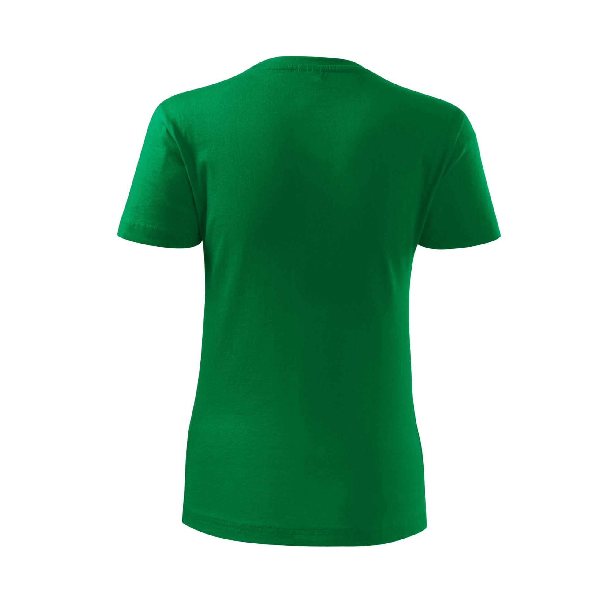 Tricou pentru damă Classic New 133 Verde mediu XL