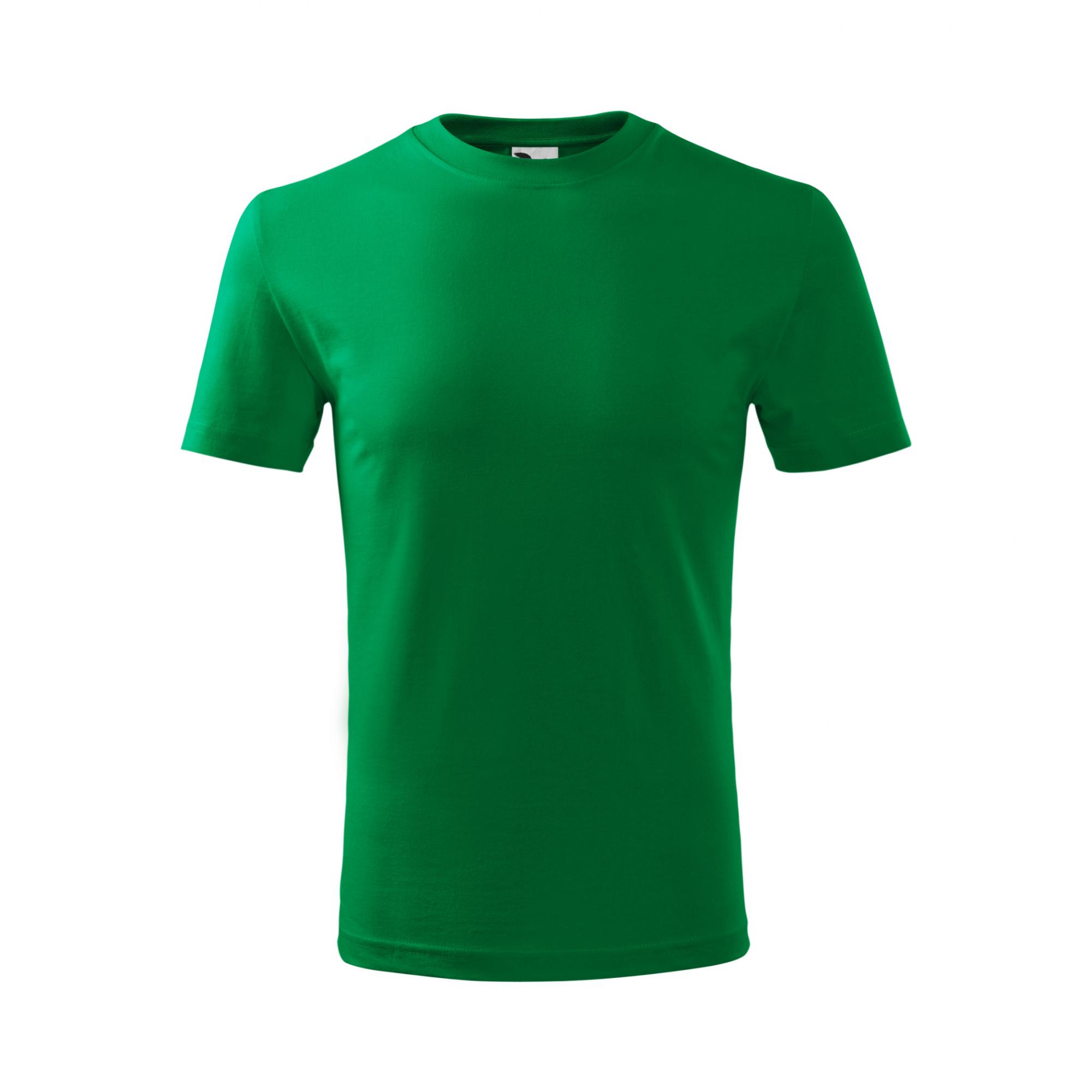 Tricou pentru copii Classic New 135 Verde mediu 10ani