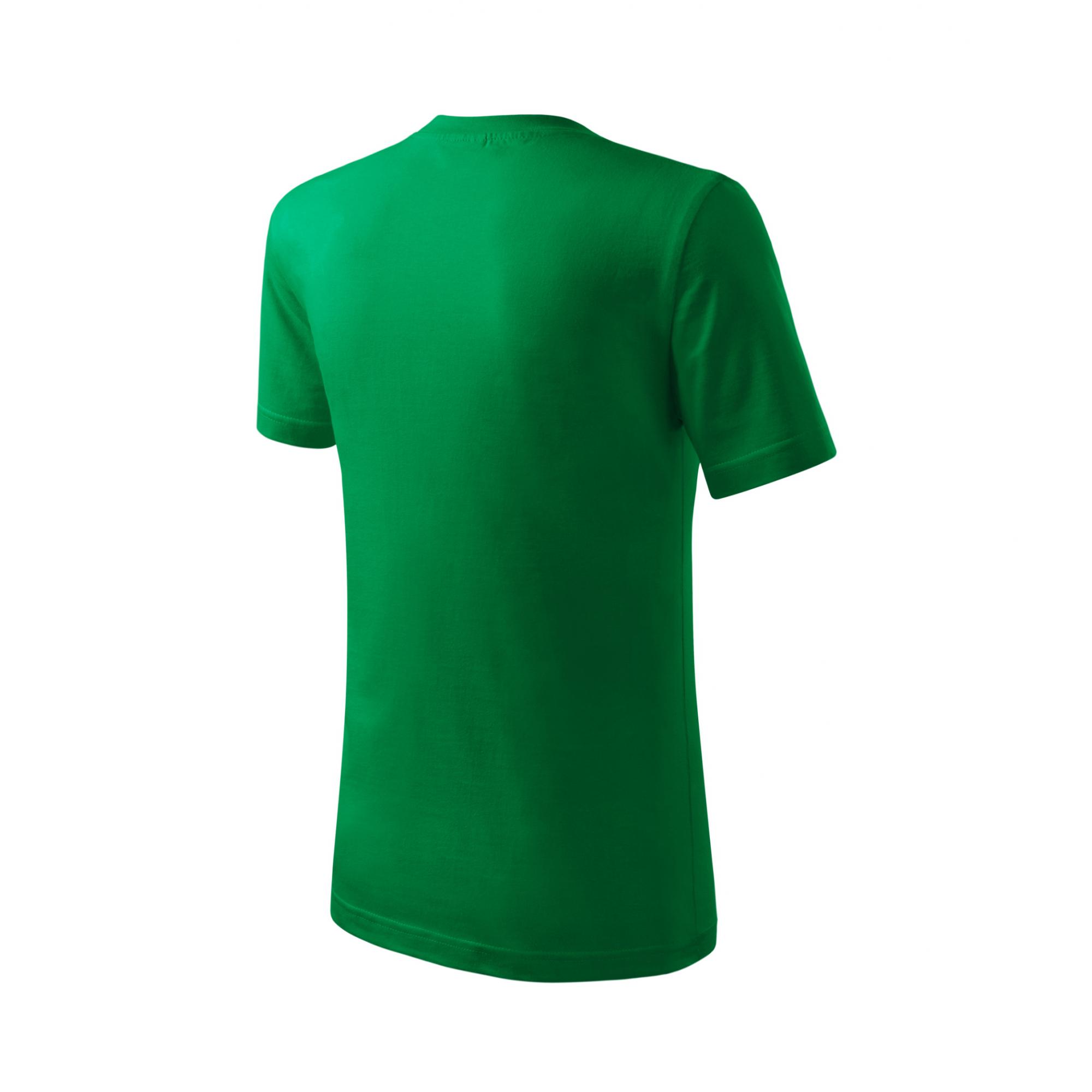 Tricou pentru copii Classic New 135 Verde mediu 10ani