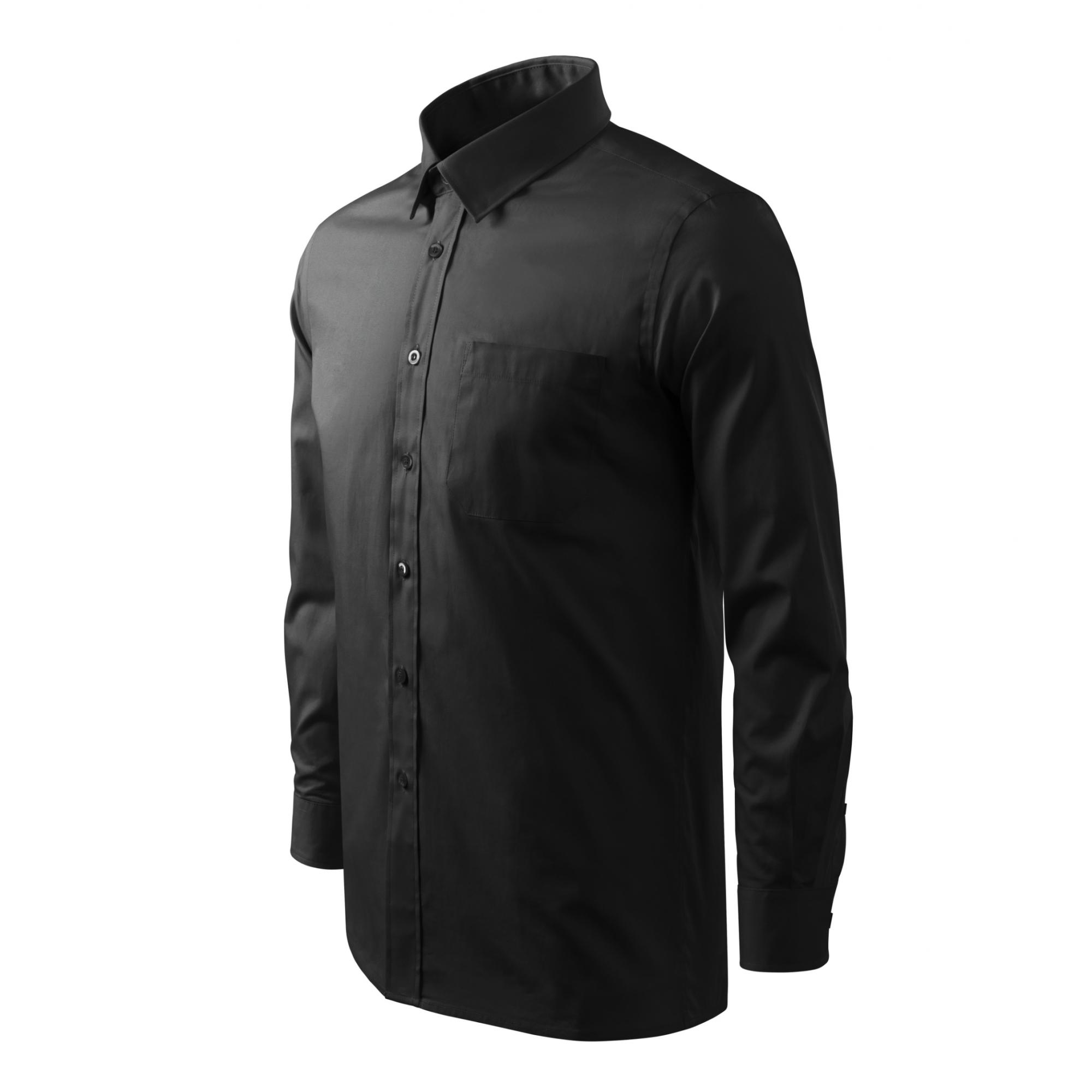 Cămaşă pentru bărbaţi Style LS 209 Negru