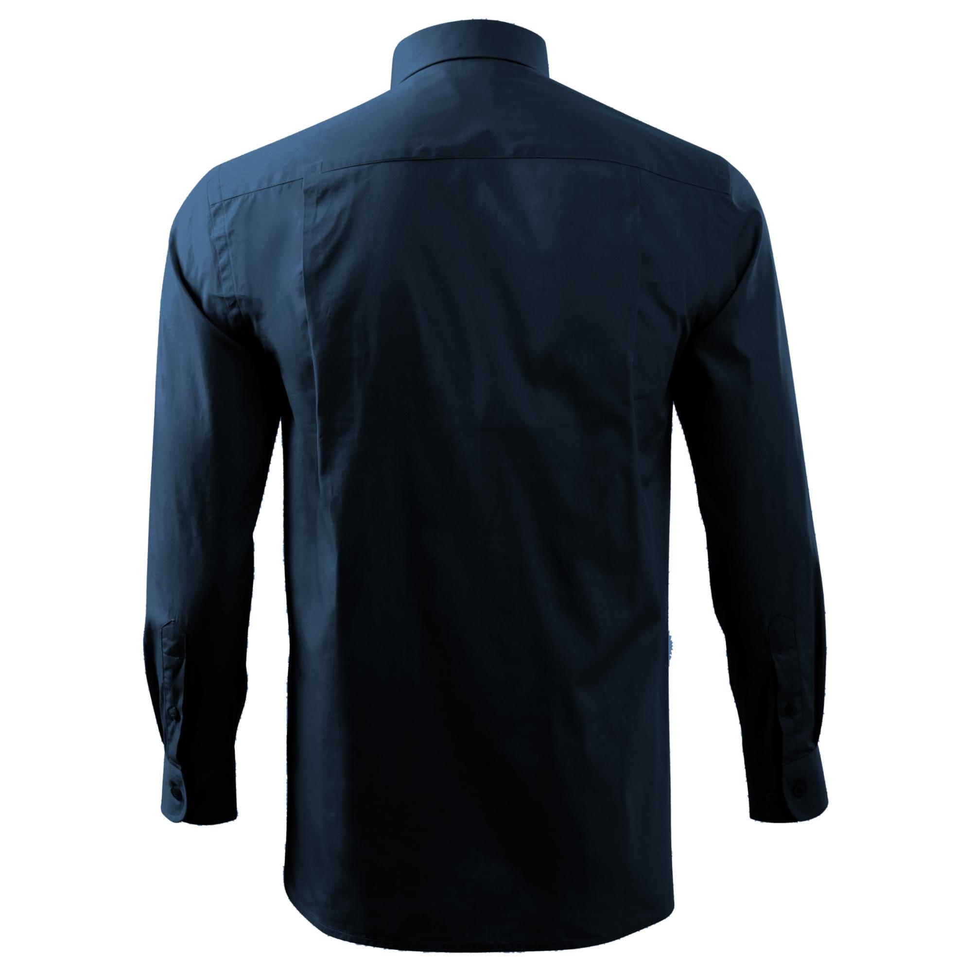 Cămaşă pentru bărbaţi Style LS 209 Albastru marin XL