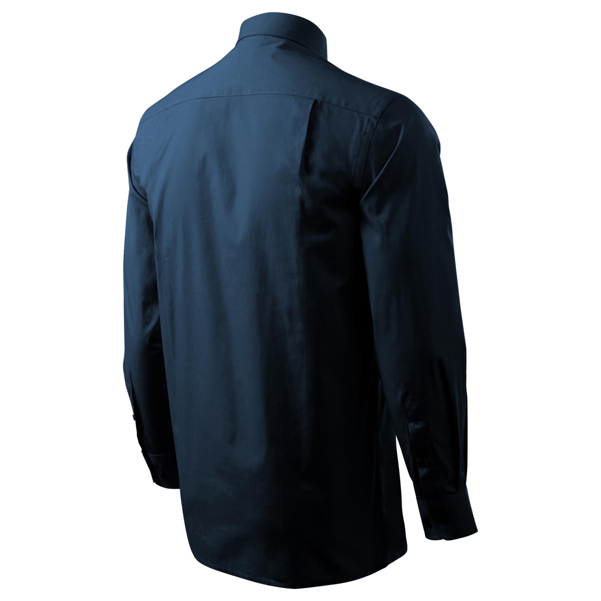 Cămaşă pentru bărbaţi Style LS 209 Albastru marin XL