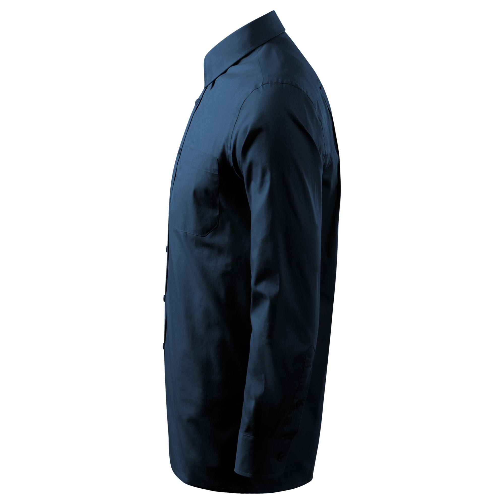 Cămaşă pentru bărbaţi Style LS 209 Albastru marin XL