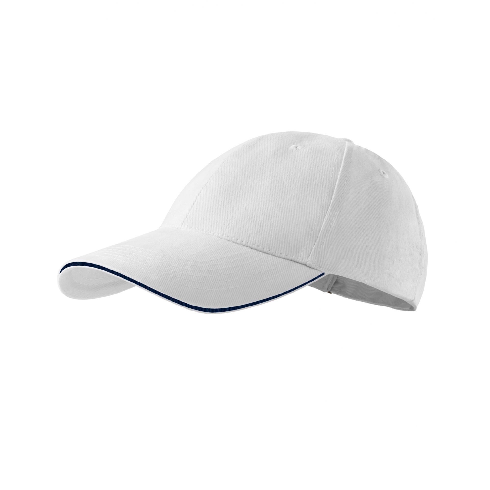 Şapcă unisex Sandwich 6P 306 Alb