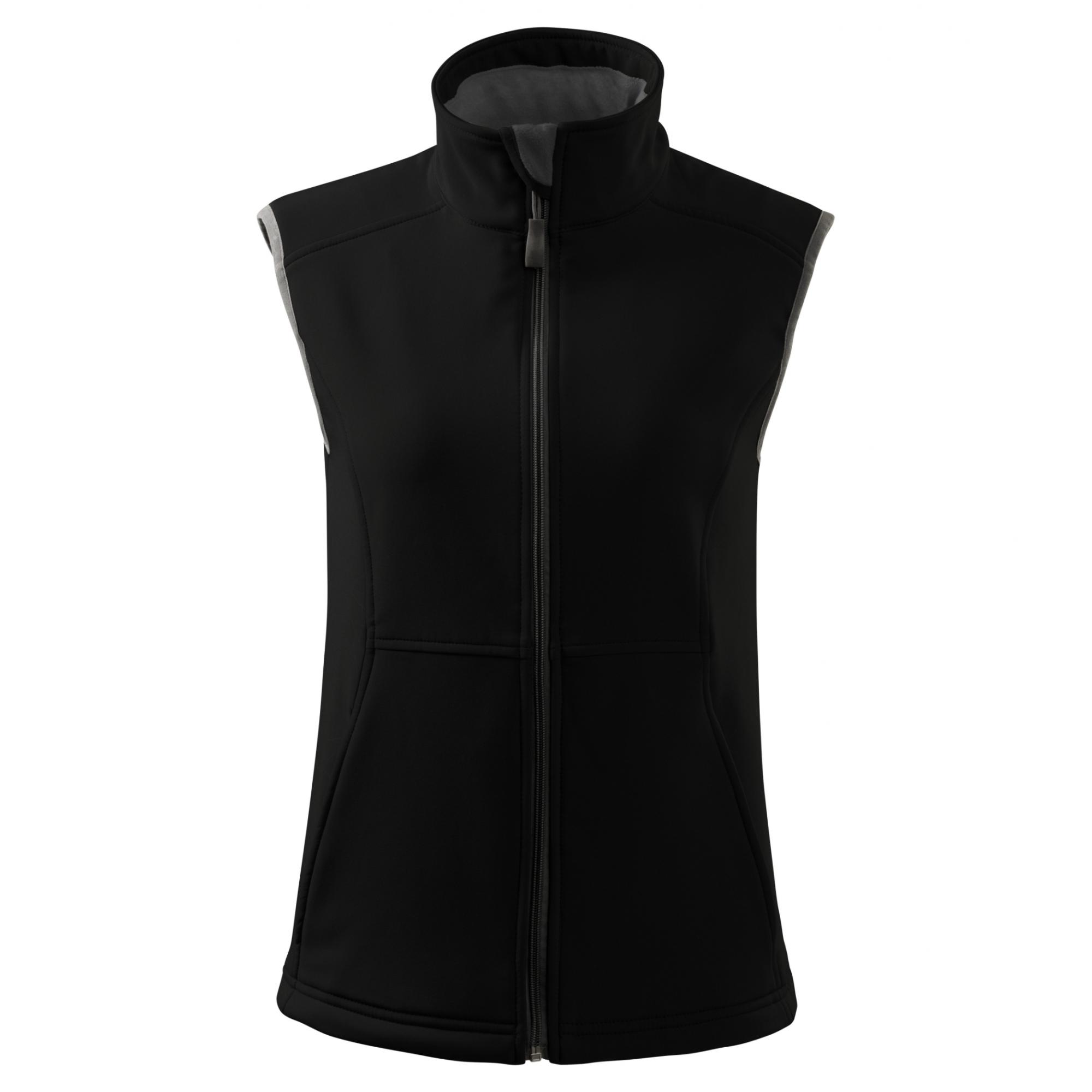 Vestă softshell pentru damă Vision 516 Negru XS