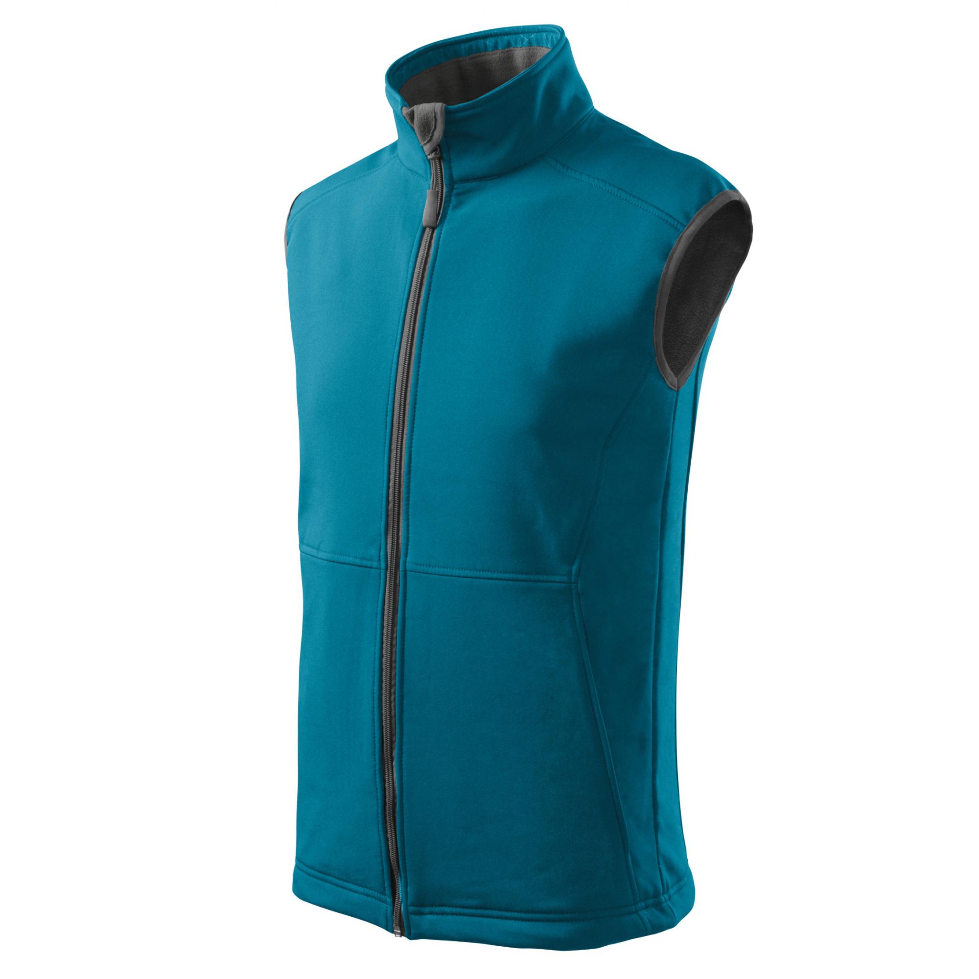 Vestă softshell pentru bărbaţi Vision 517 Turcoaz închis L