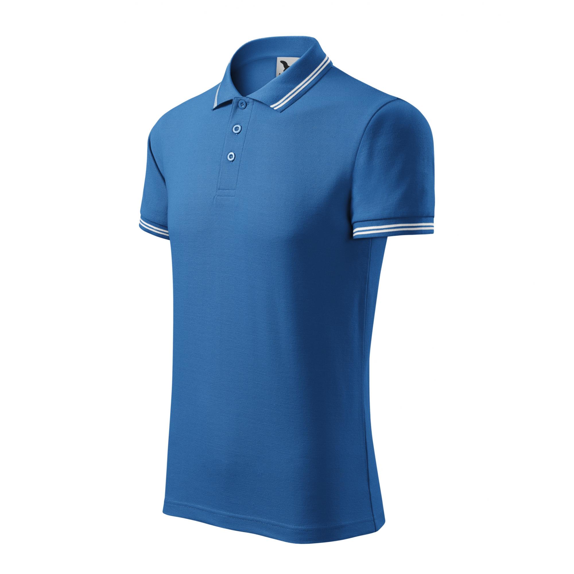 Tricou polo pentru bărbaţi Urban 219 Albastru azuriu XL