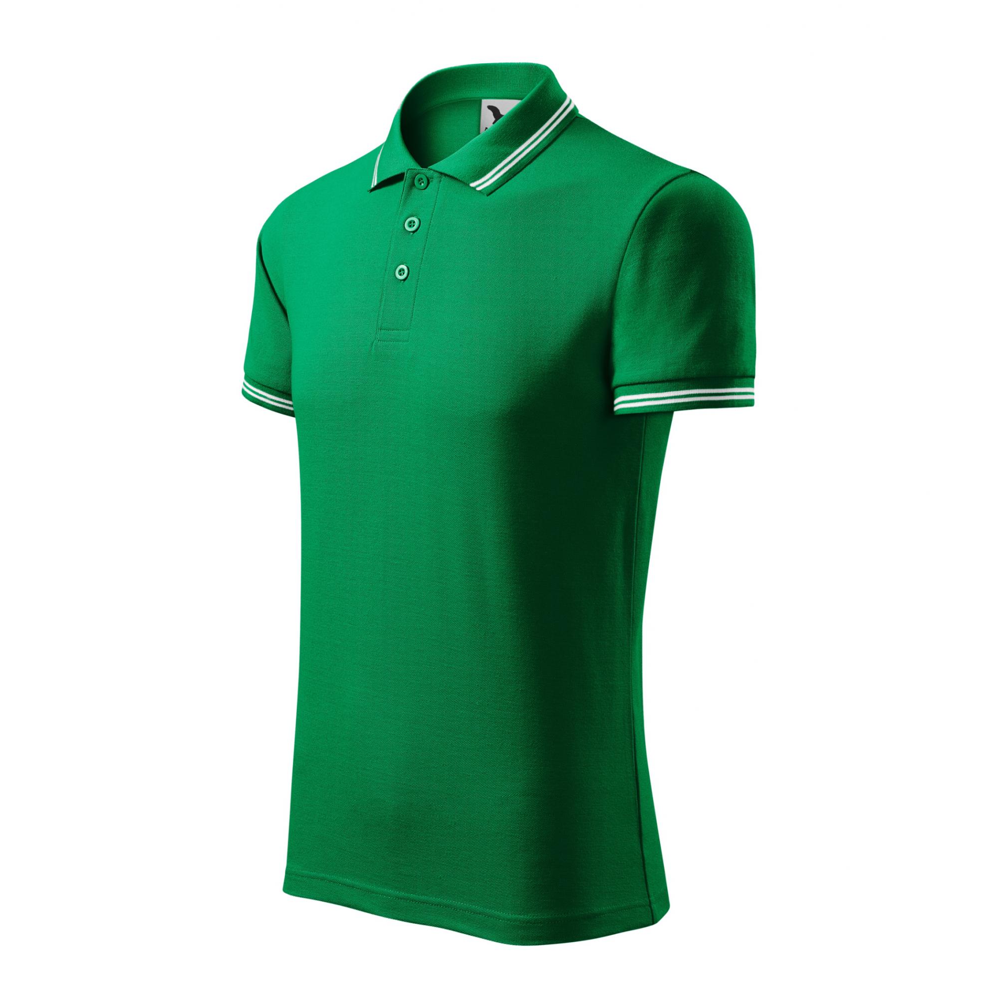 Tricou polo pentru bărbaţi Urban 219 Verde mediu 3XL