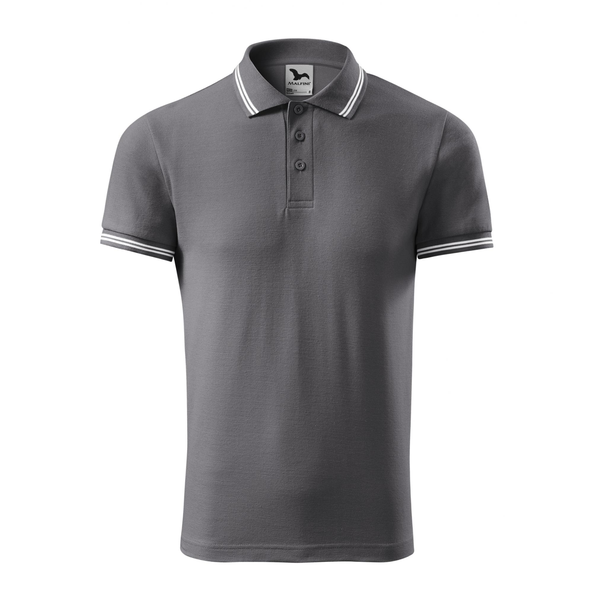 Tricou polo pentru bărbaţi Urban 219 Gri metalic XXL