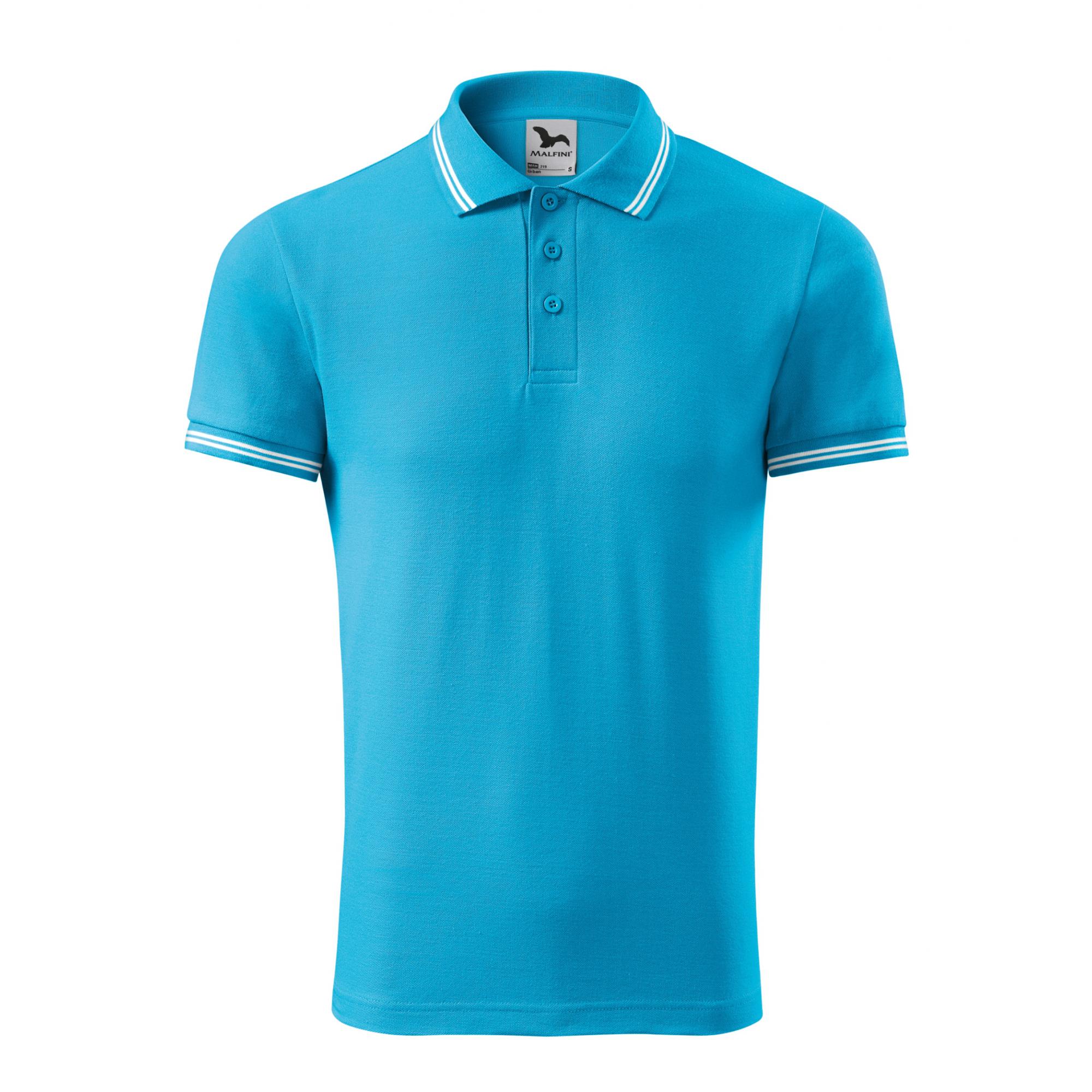 Tricou polo pentru bărbaţi Urban 219 Turcoaz XL