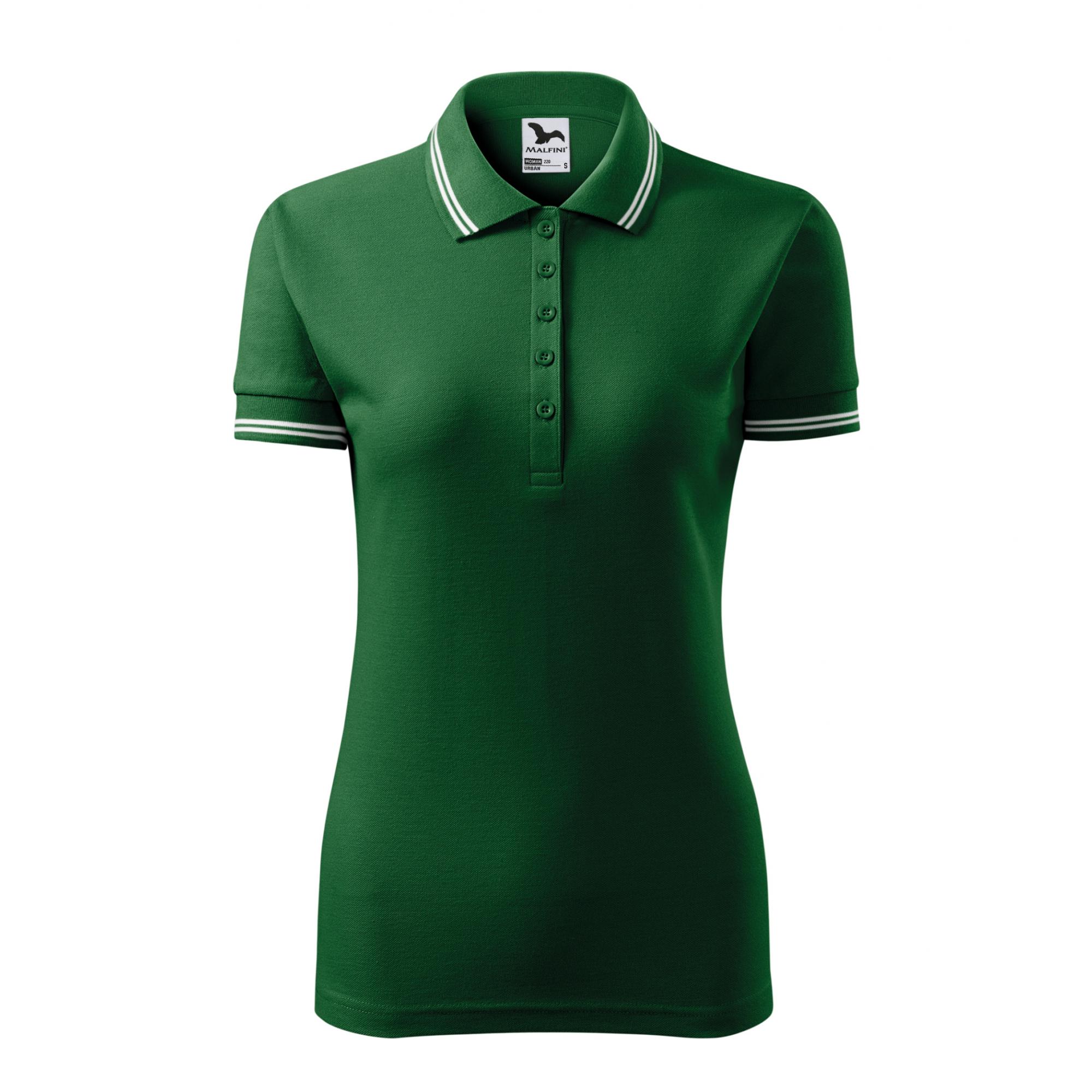 Tricou polo pentru damă Urban 220 Verde sticla XL