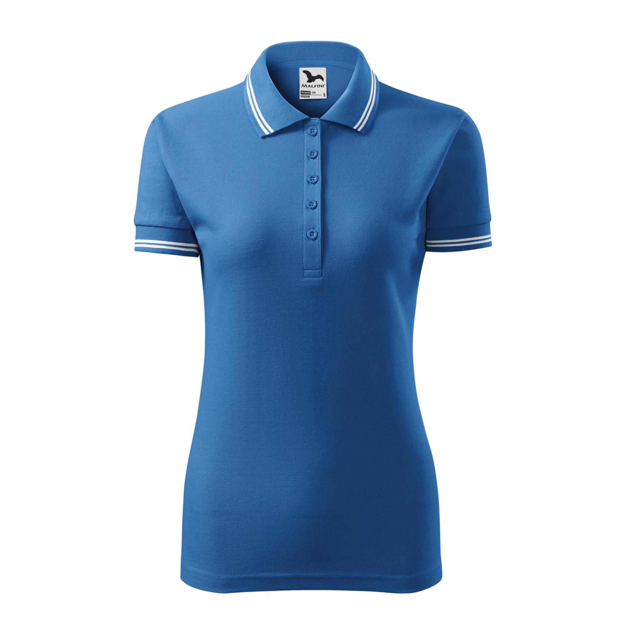 Tricou polo pentru damă Urban 220 Albastru azuriu L