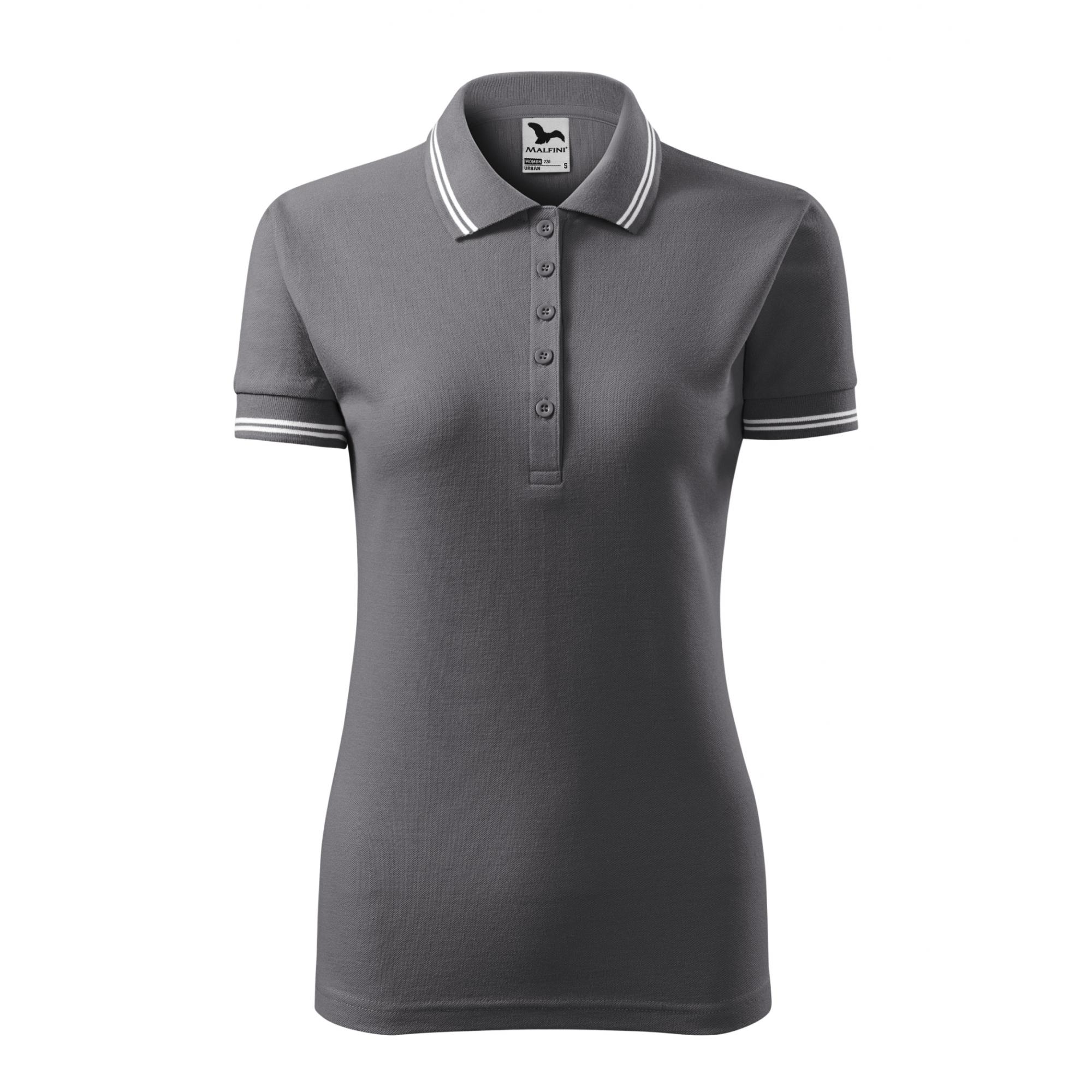 Tricou polo pentru damă Urban 220 Gri metalic XS