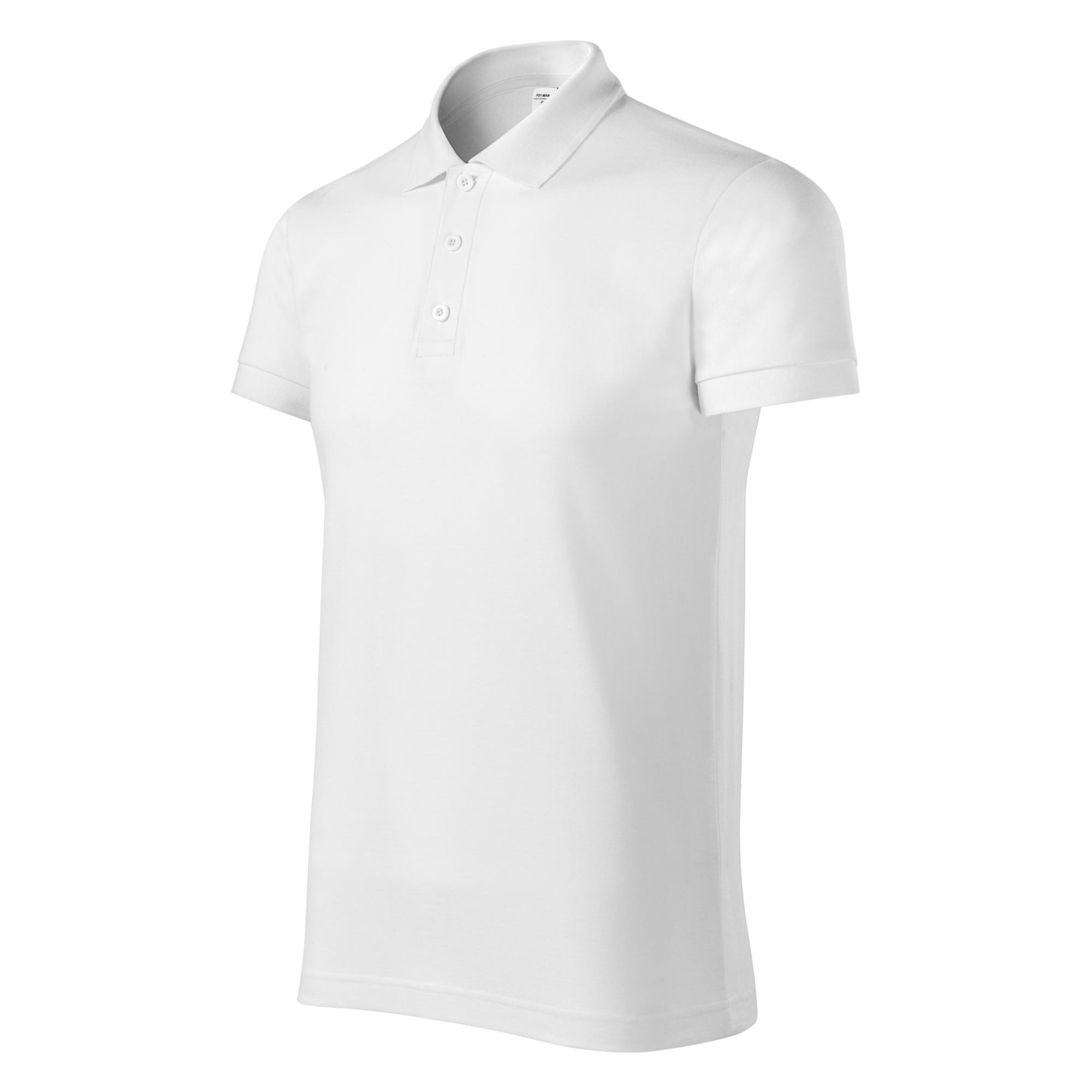 Tricou polo pentru bărbaţi Joy P21 Alb