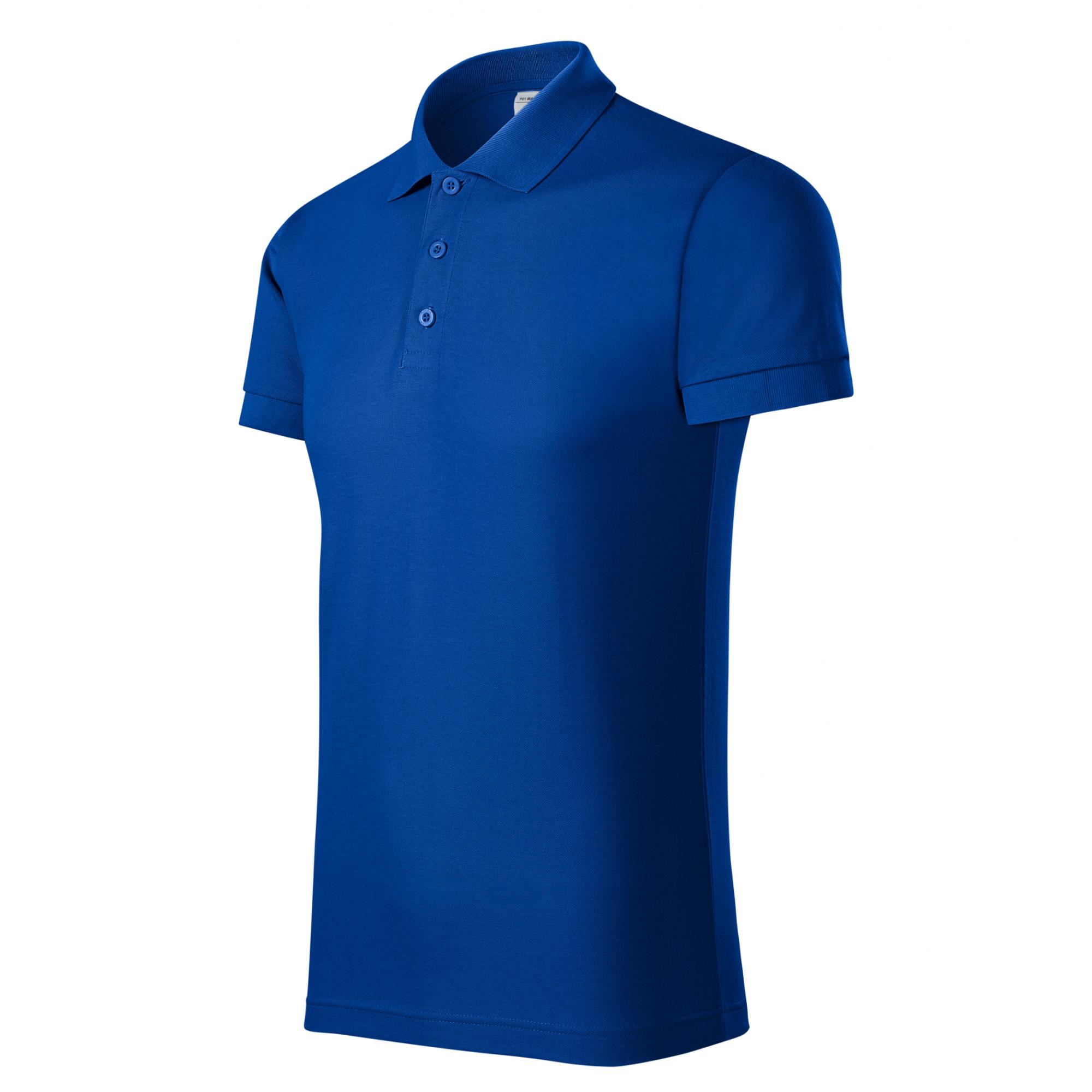 Tricou polo pentru bărbaţi Joy P21 Albastru regal XXL