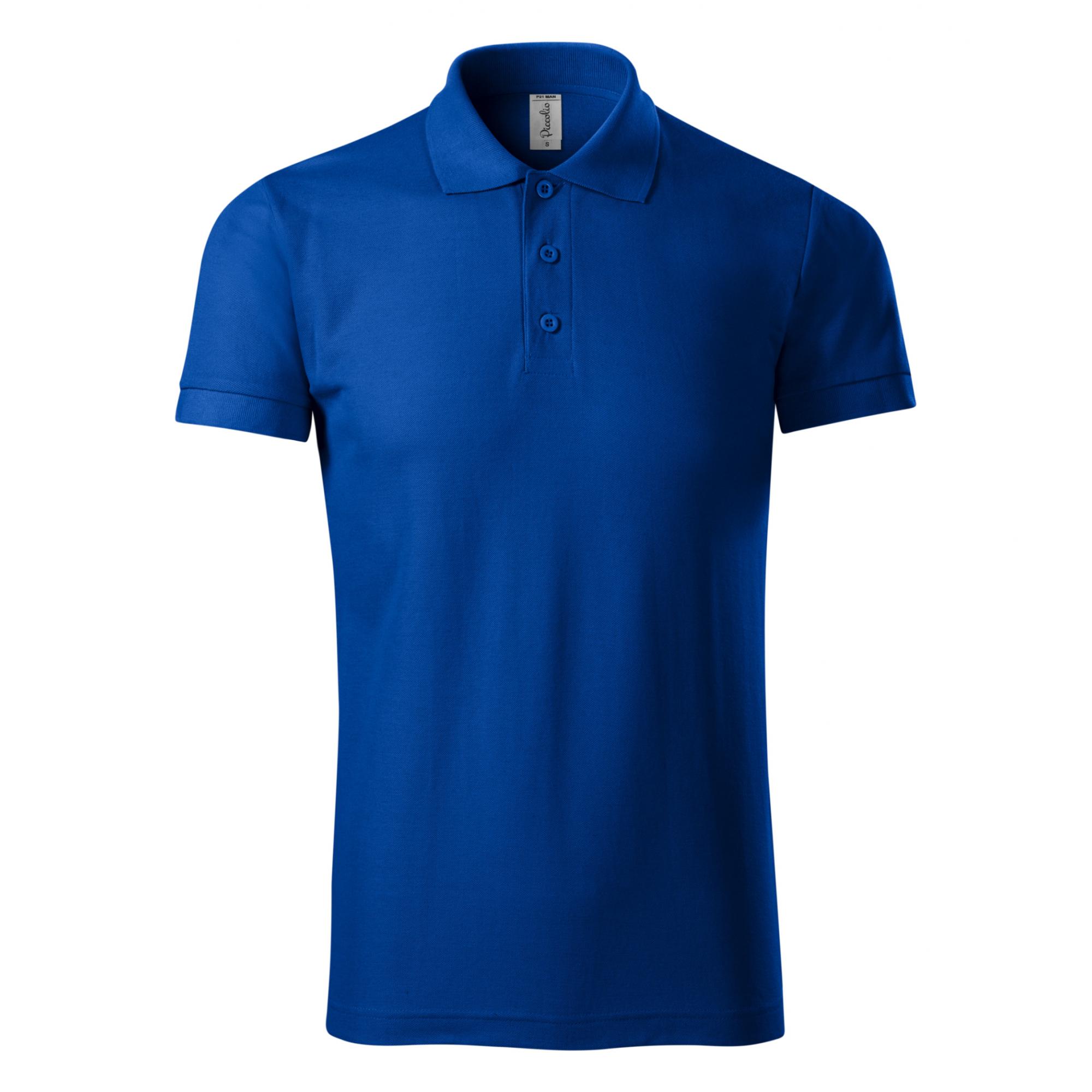 Tricou polo pentru bărbaţi Joy P21 Albastru regal L