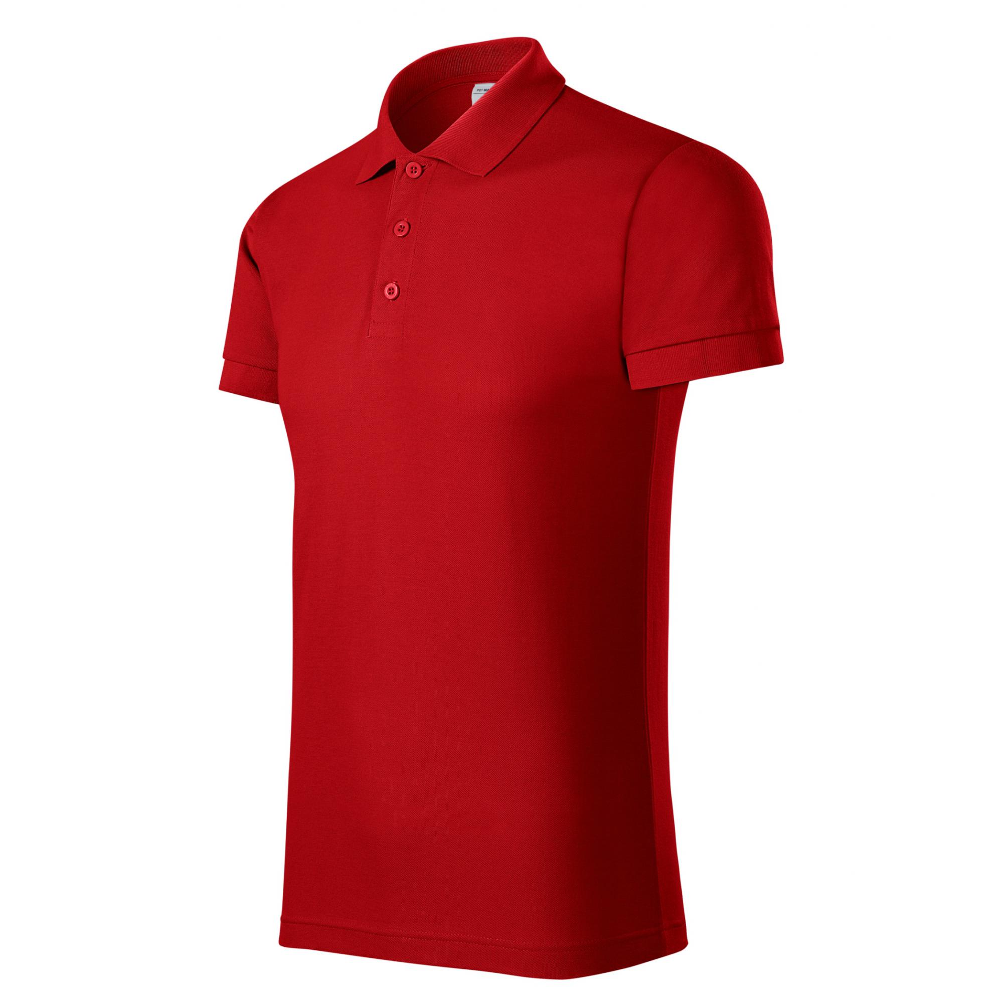 Tricou polo pentru bărbaţi Joy P21 Rosu XXL