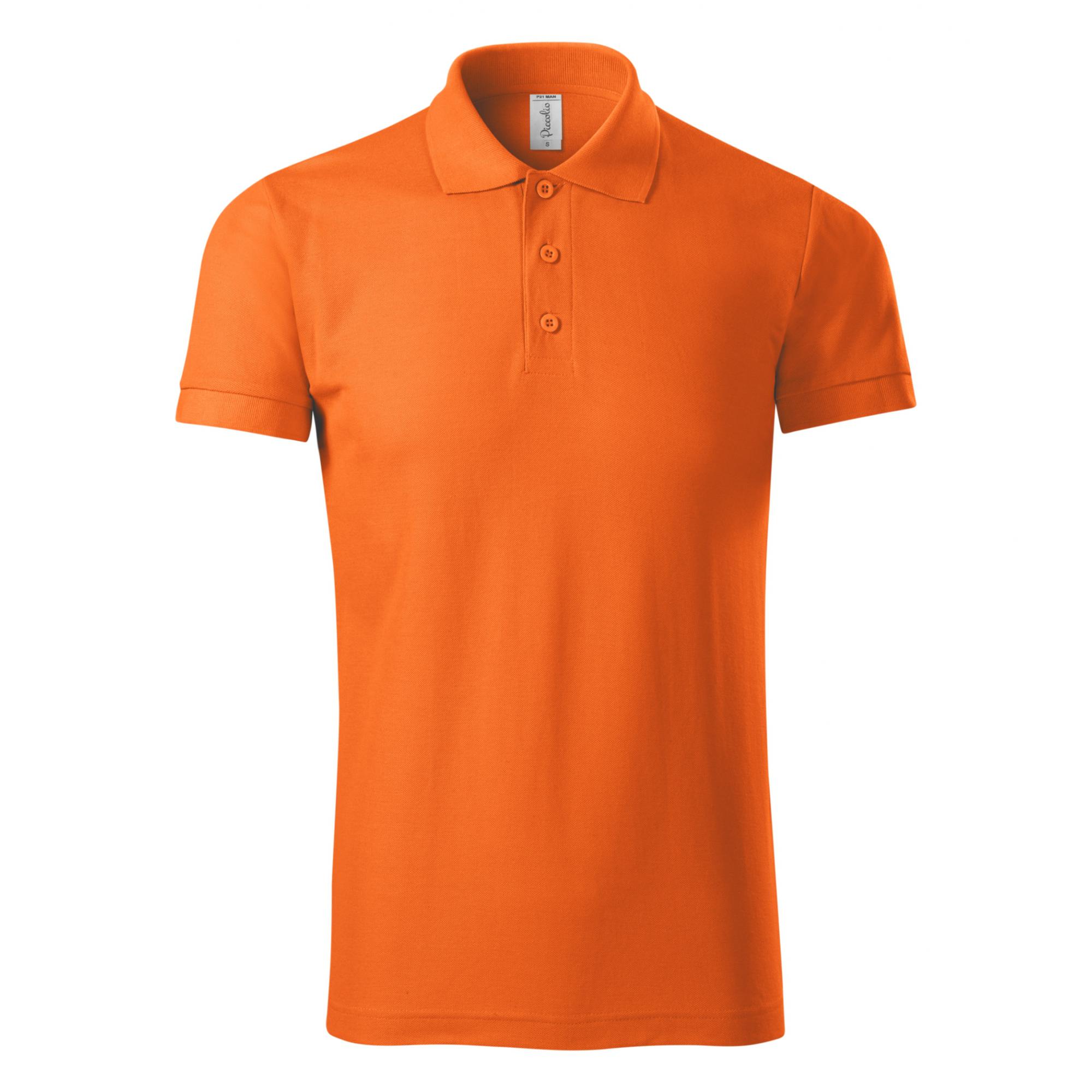 Tricou polo pentru bărbaţi Joy P21 Portocaliu L