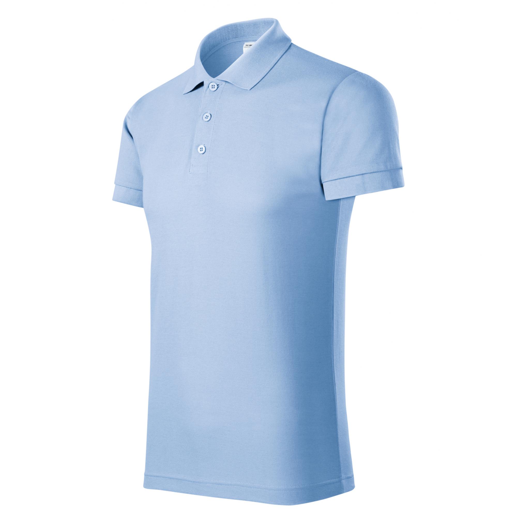 Tricou polo pentru bărbaţi Joy P21 Albastru deschis 3XL