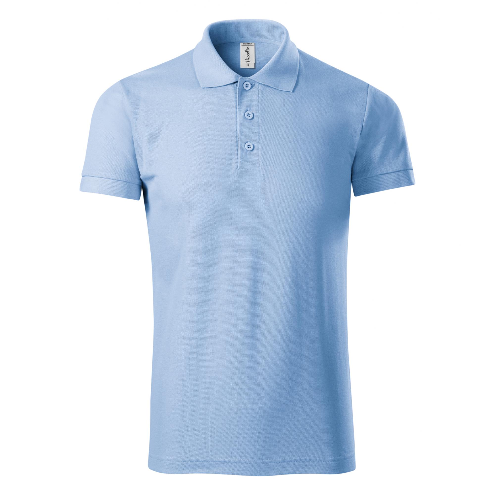 Tricou polo pentru bărbaţi Joy P21 Albastru deschis M