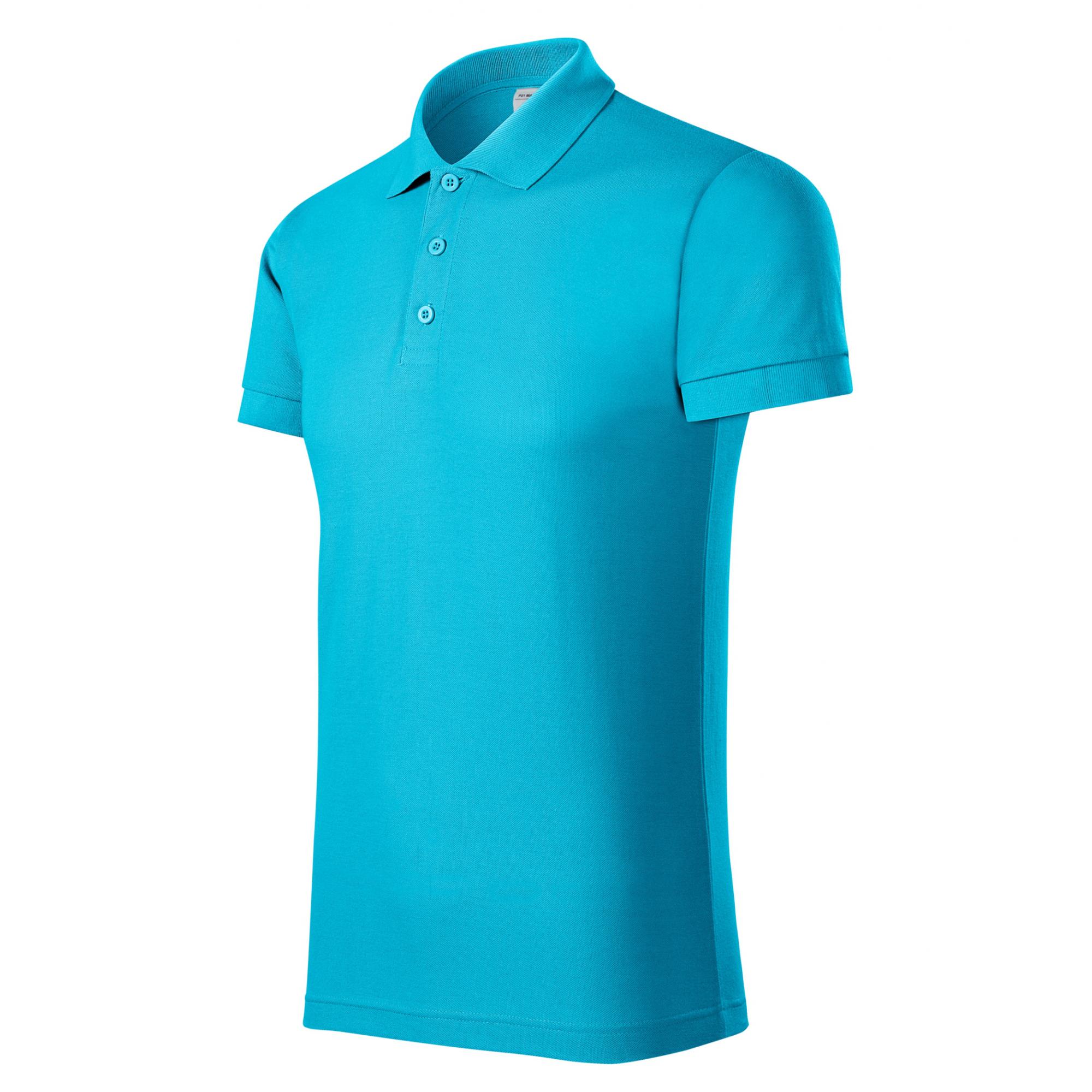 Tricou polo pentru bărbaţi Joy P21 Turcoaz
