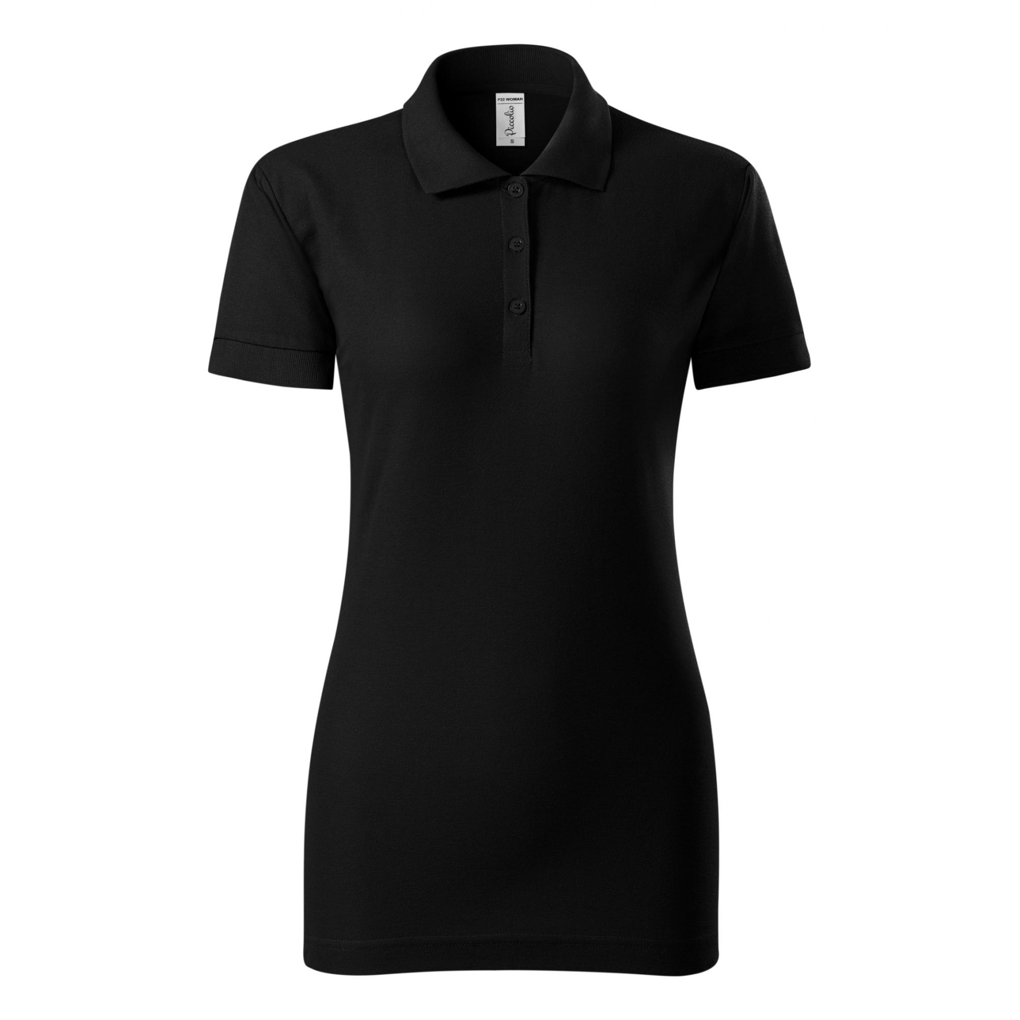 Tricou polo pentru damă Joy P22 Negru 3XL