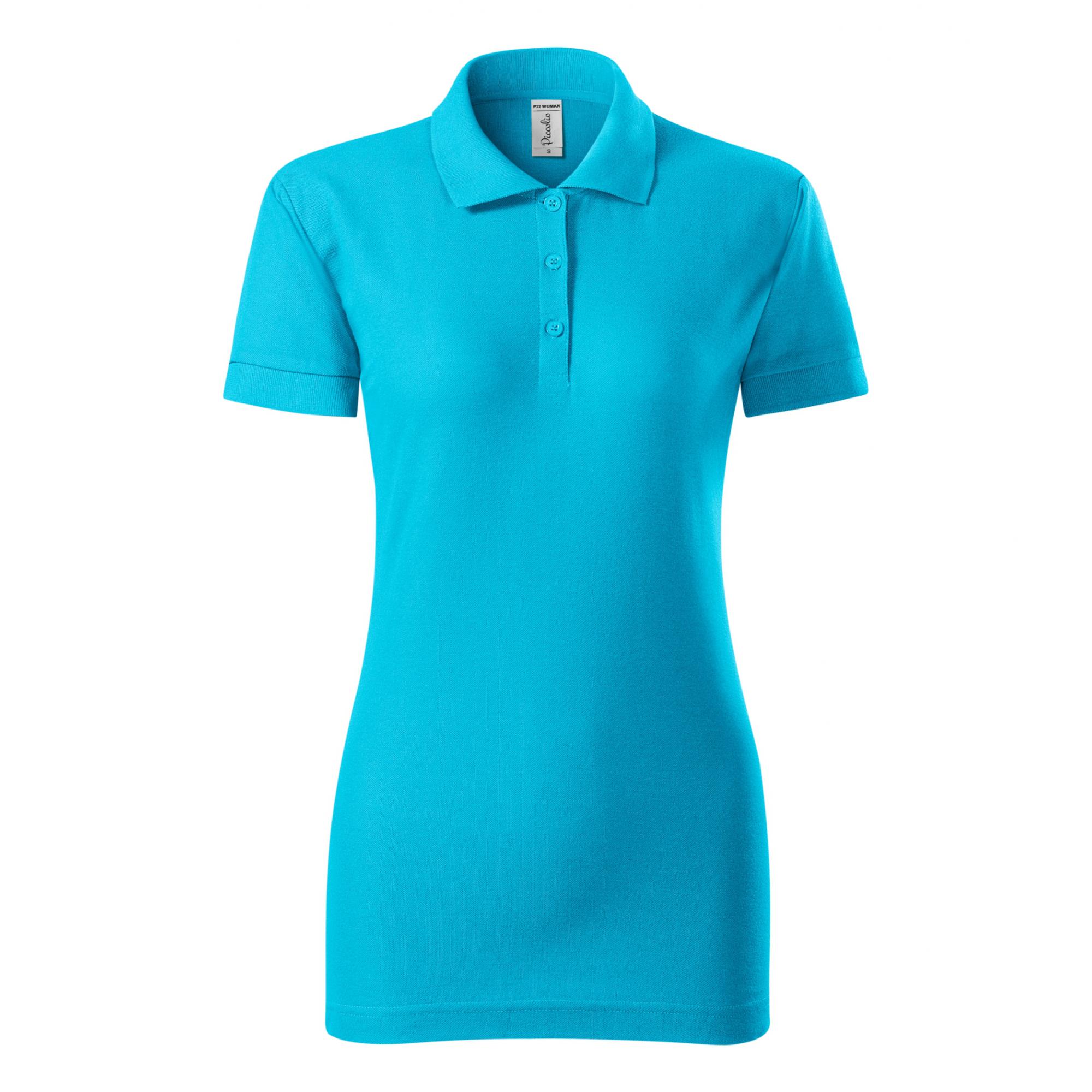 Tricou polo pentru damă Joy P22 Turcoaz S