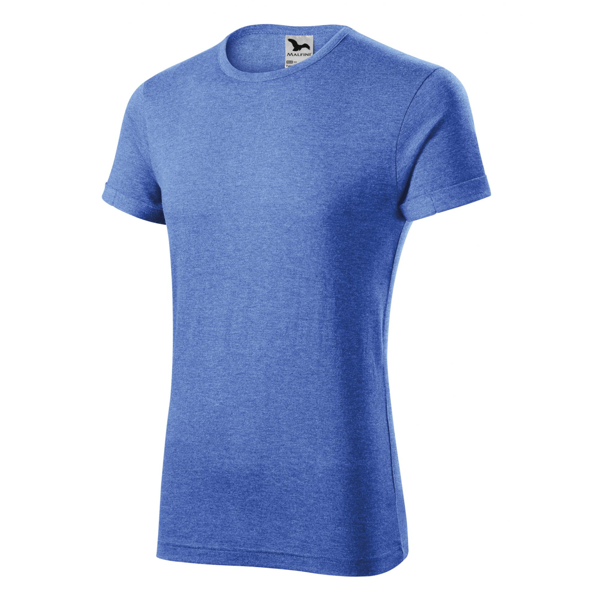 Tricou pentru bărbaţi Fusion 163 Albastru melanj