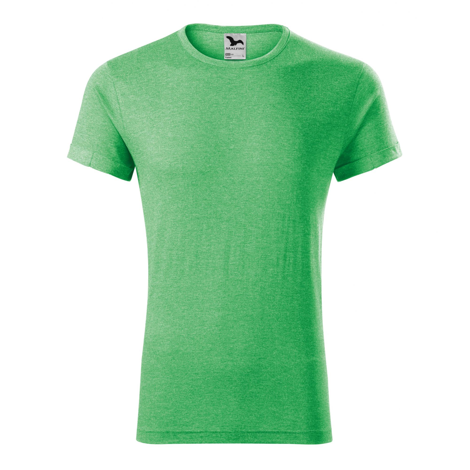 Tricou pentru bărbaţi Fusion 163 Verde melanj S