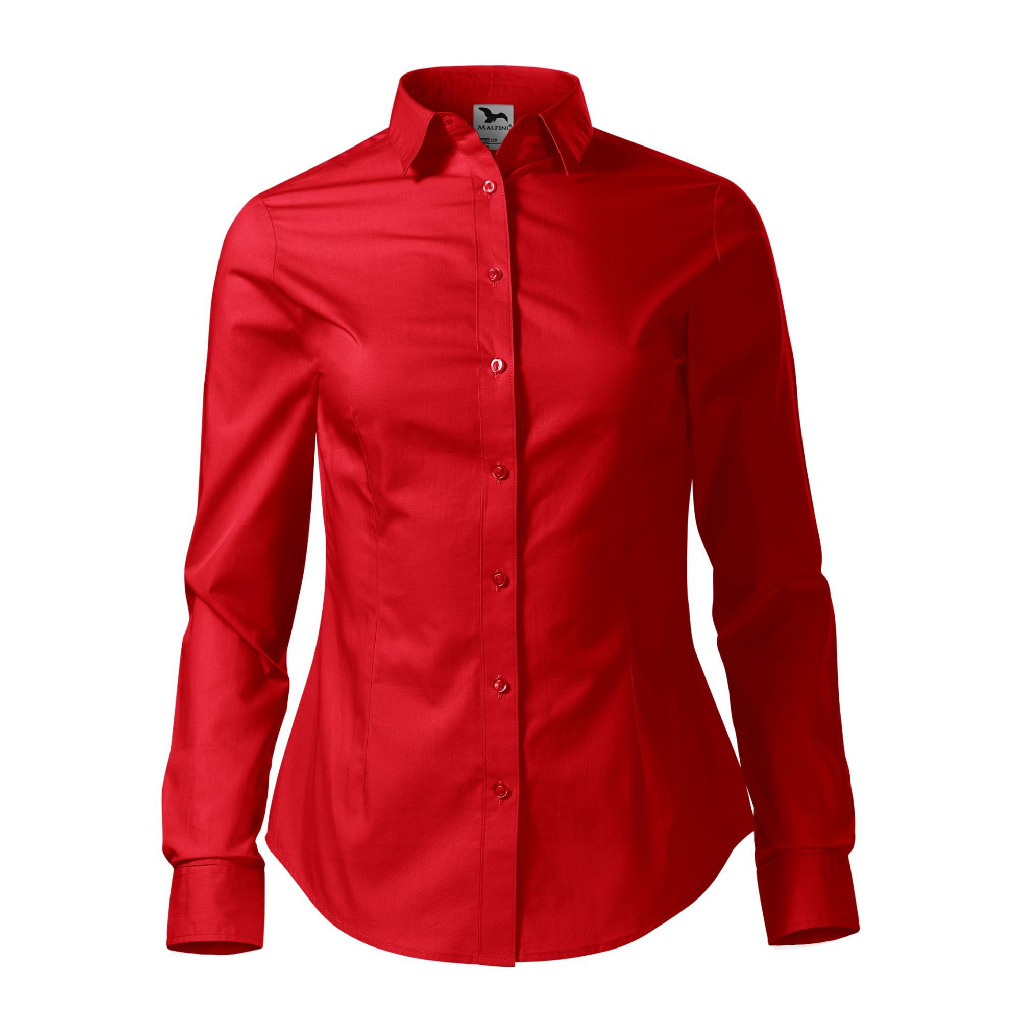 Cămaşă pentru damă Style LS 229 Rosu XXL