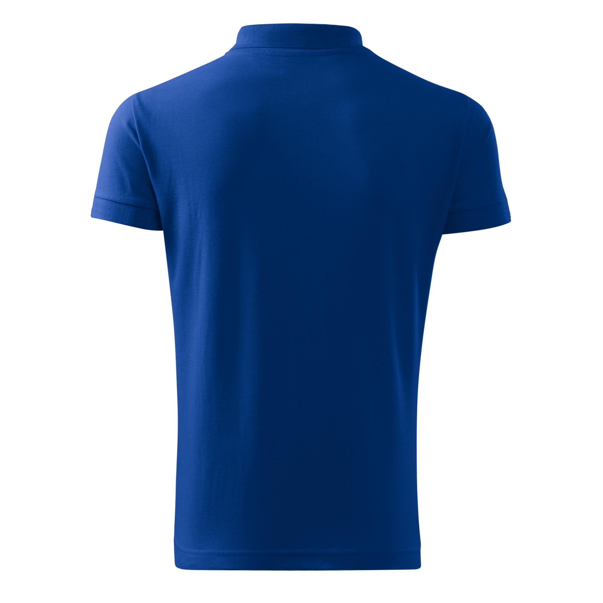 Tricou polo pentru bărbaţi Cotton Heavy 215 Albastru regal S