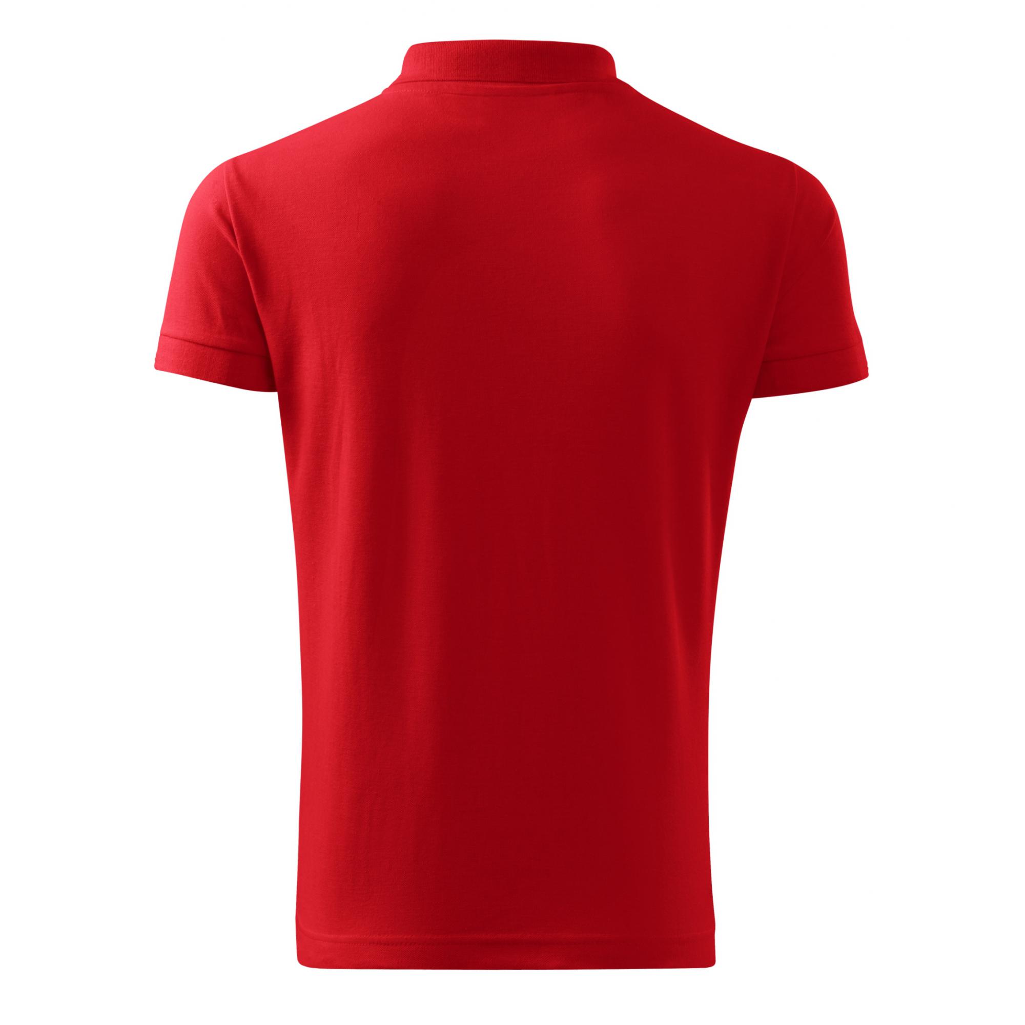 Tricou polo pentru bărbaţi Cotton Heavy 215 Rosu M