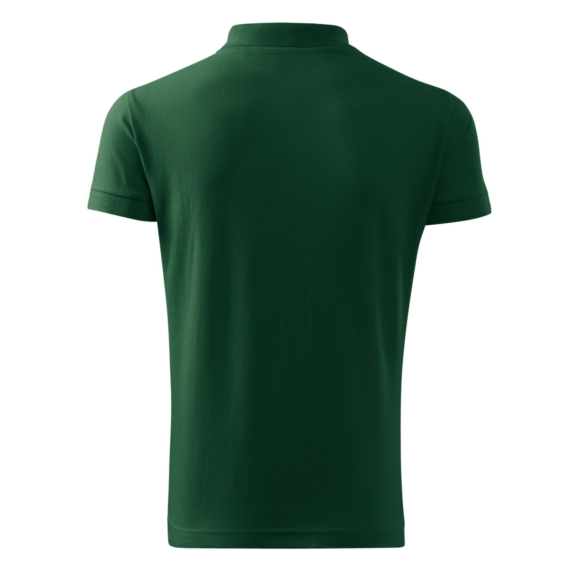 Tricou polo pentru bărbaţi Cotton Heavy 215 dark green M