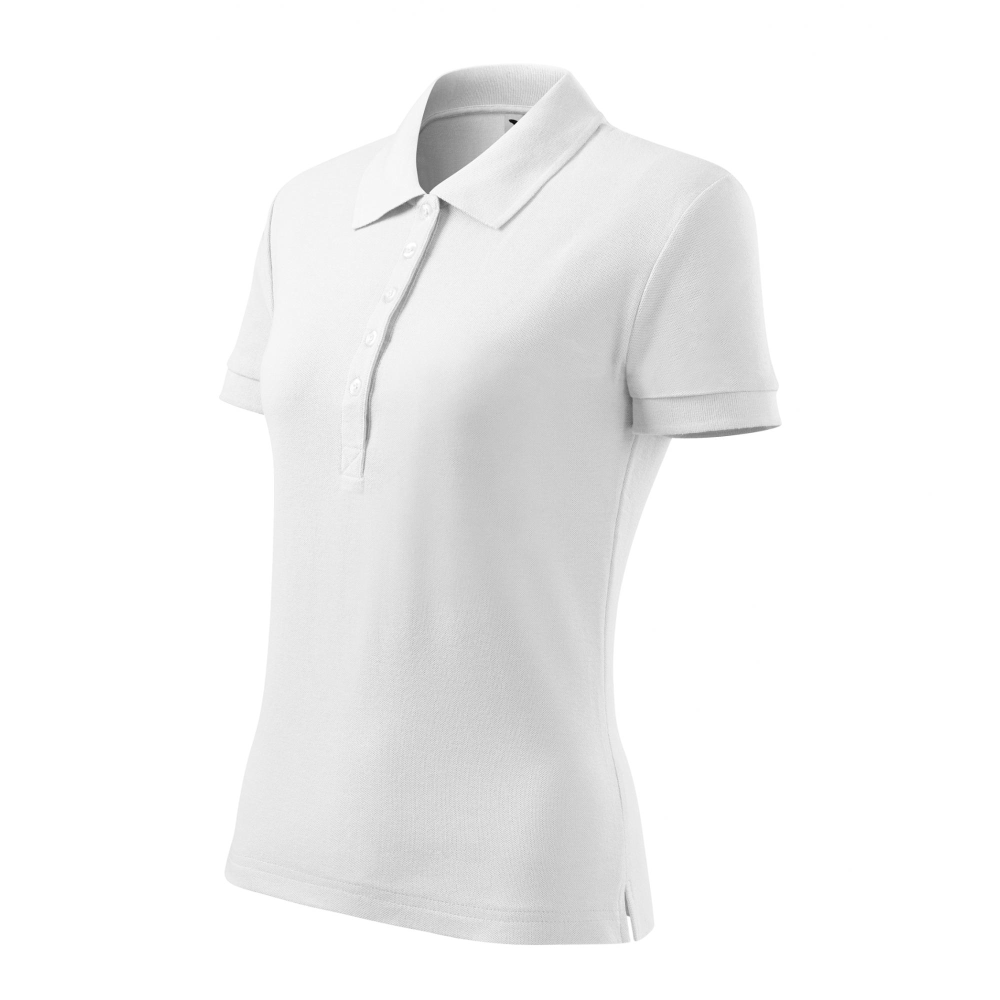 Tricou polo pentru damă Cotton Heavy 216 Alb