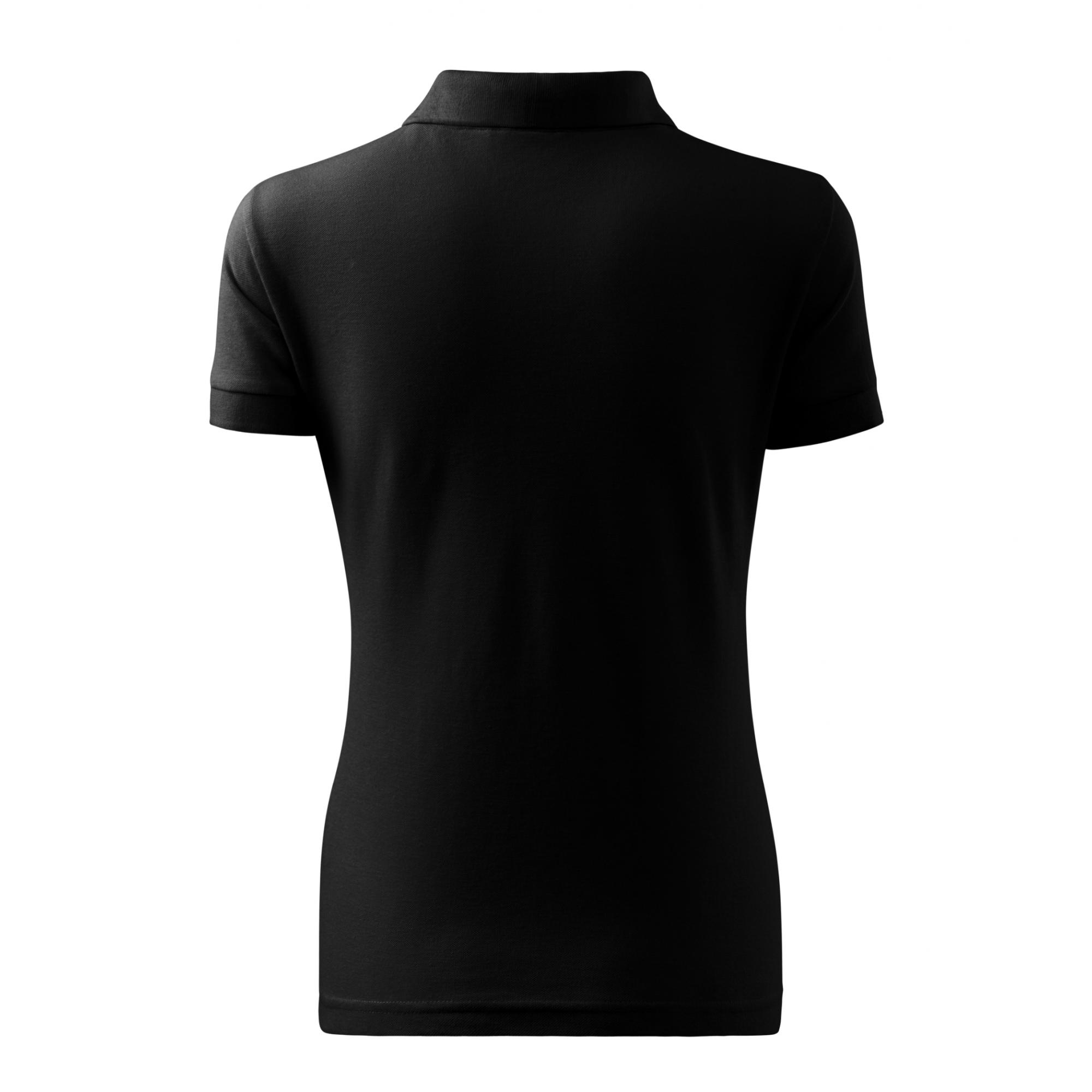 Tricou polo pentru damă Cotton Heavy 216 Negru L