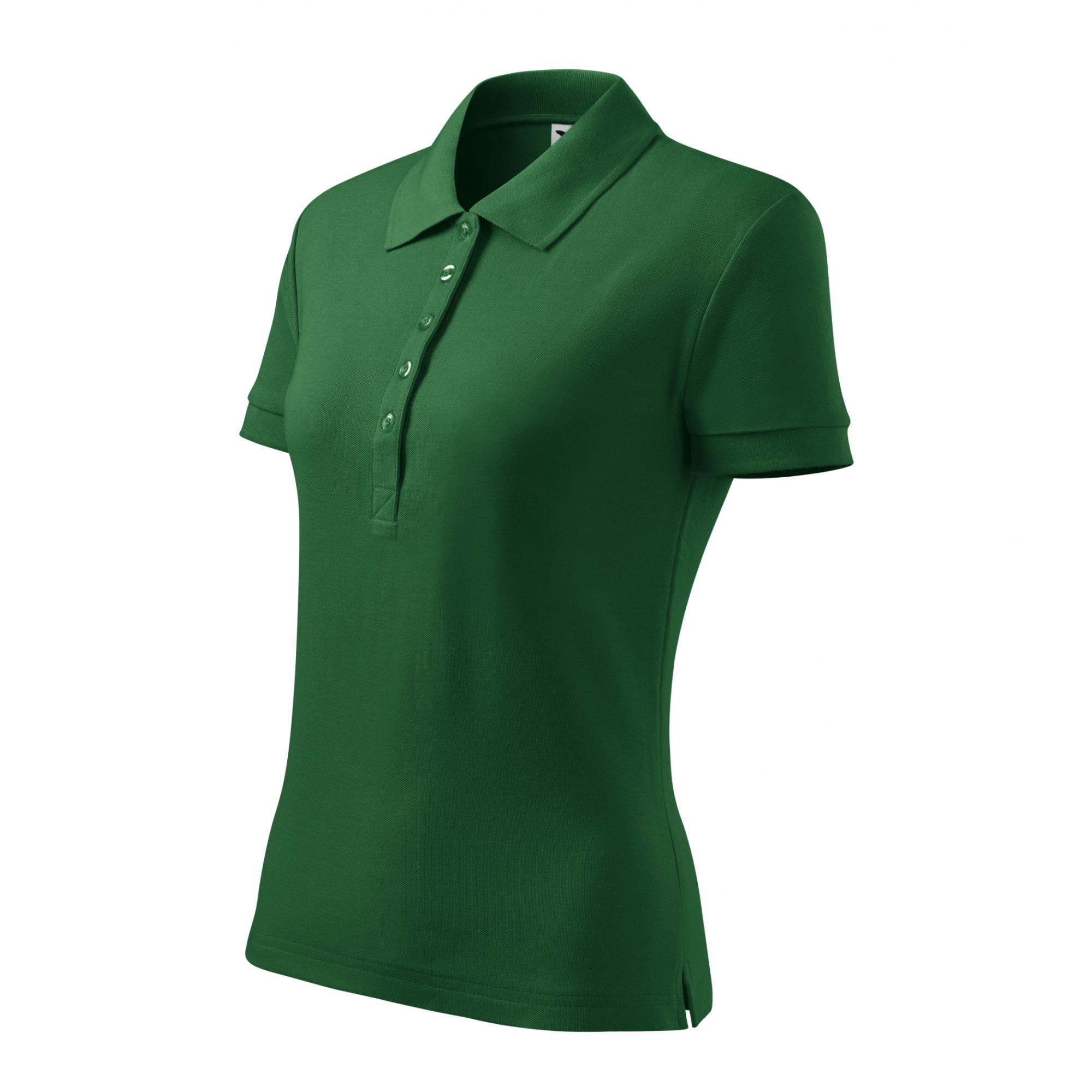 Tricou polo pentru damă Cotton Heavy 216 Verde sticla