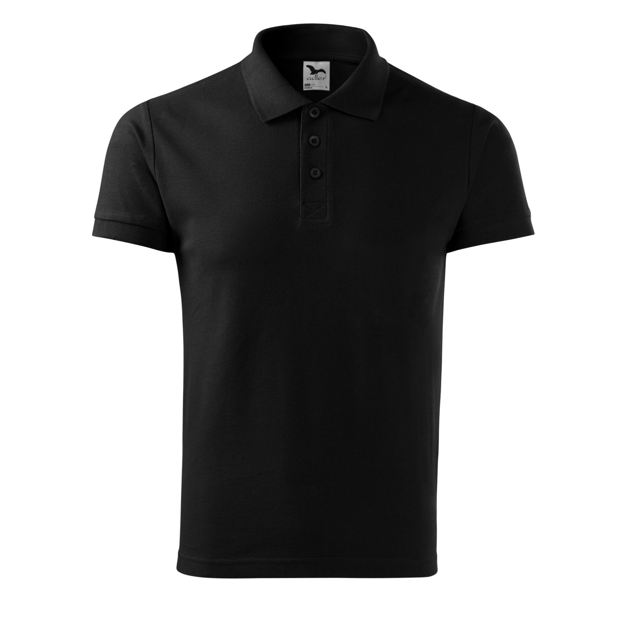 Tricou polo pentru bărbaţi Cotton 212 Negru XXL