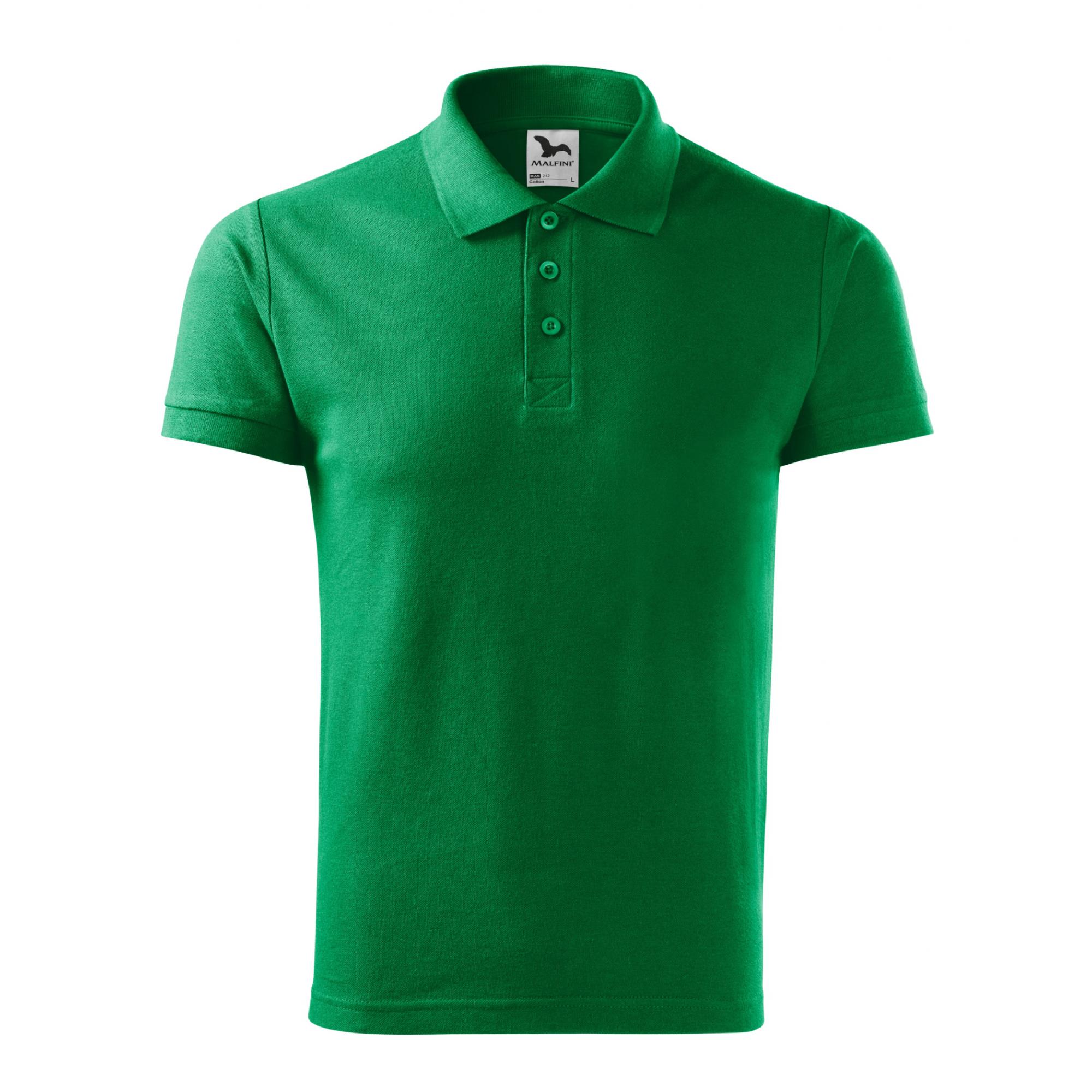 Tricou polo pentru bărbaţi Cotton 212 Verde mediu XL