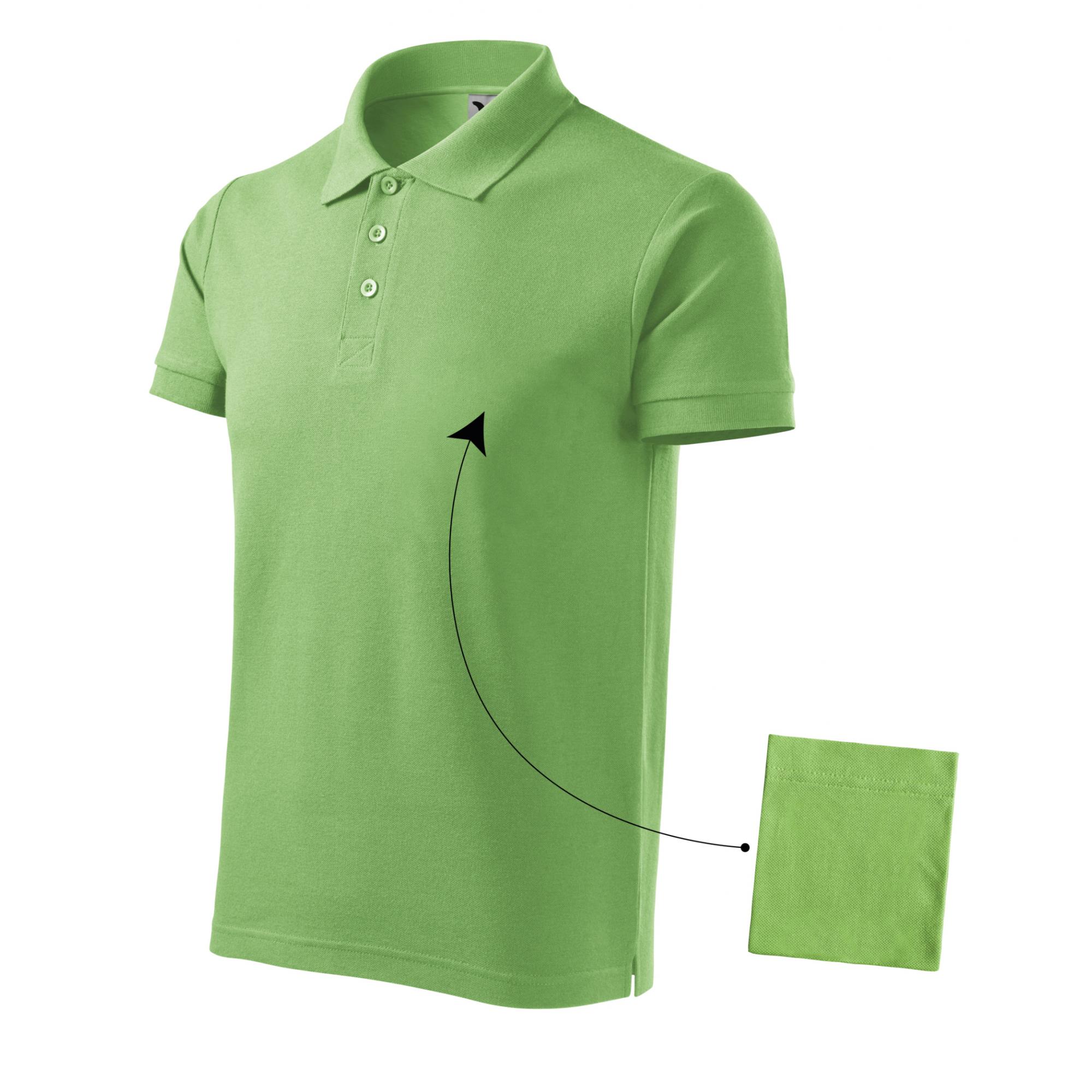 Tricou polo pentru bărbaţi Cotton 212 Verde iarbă
