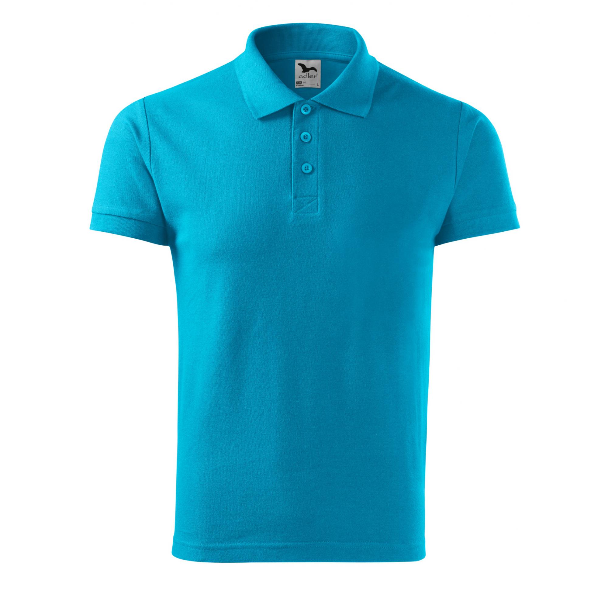 Tricou polo pentru bărbaţi Cotton 212 Turcoaz XL