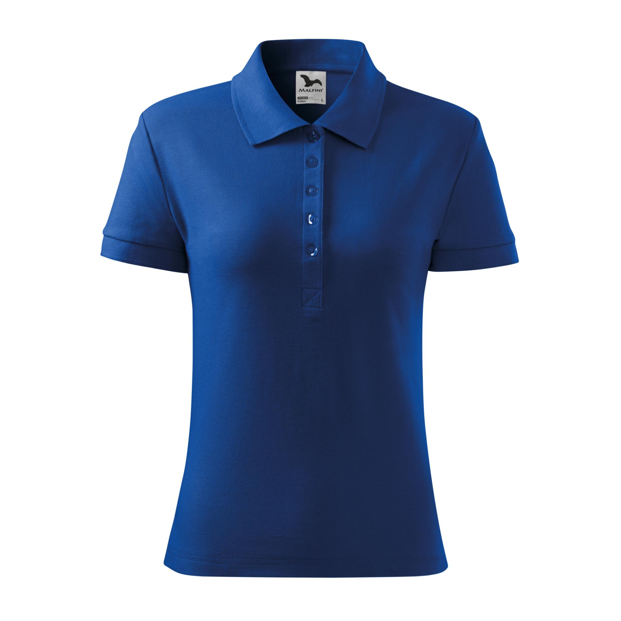 Tricou polo pentru damă Cotton 213 Albastru regal S