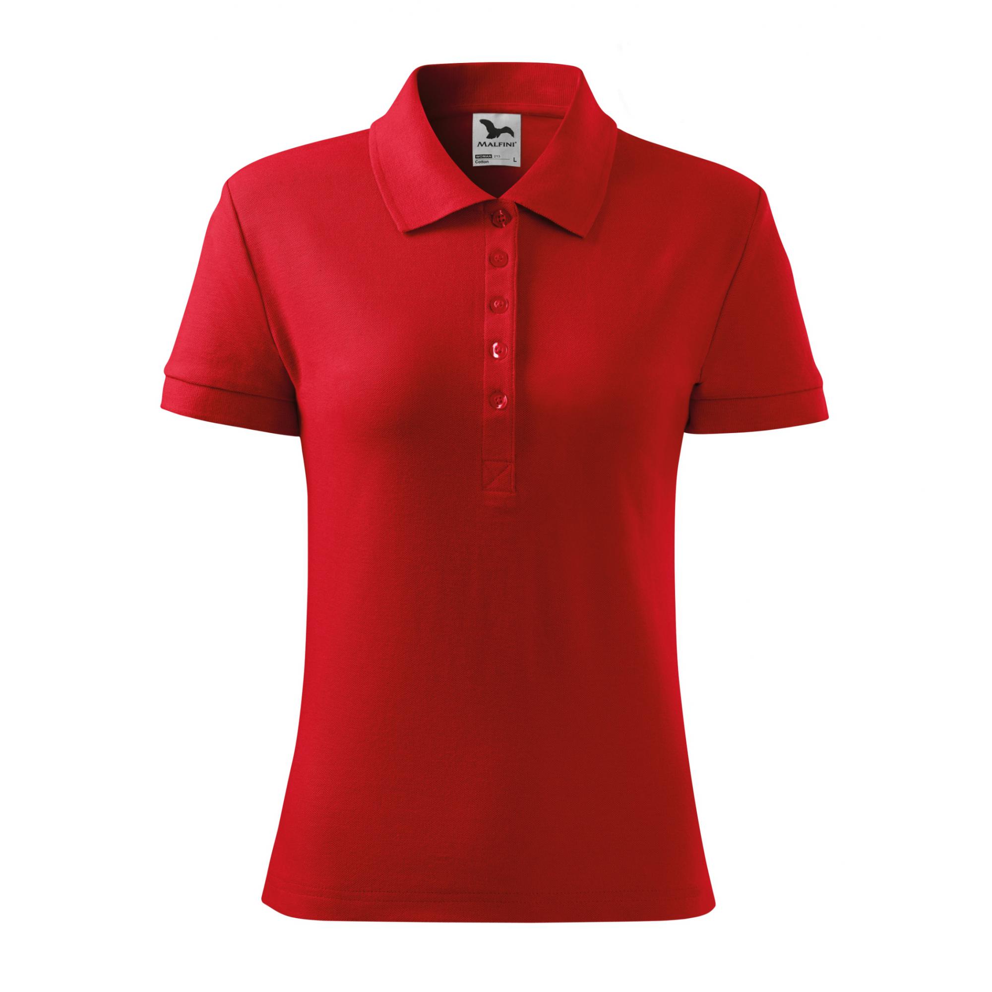 Tricou polo pentru damă Cotton 213 Rosu XL