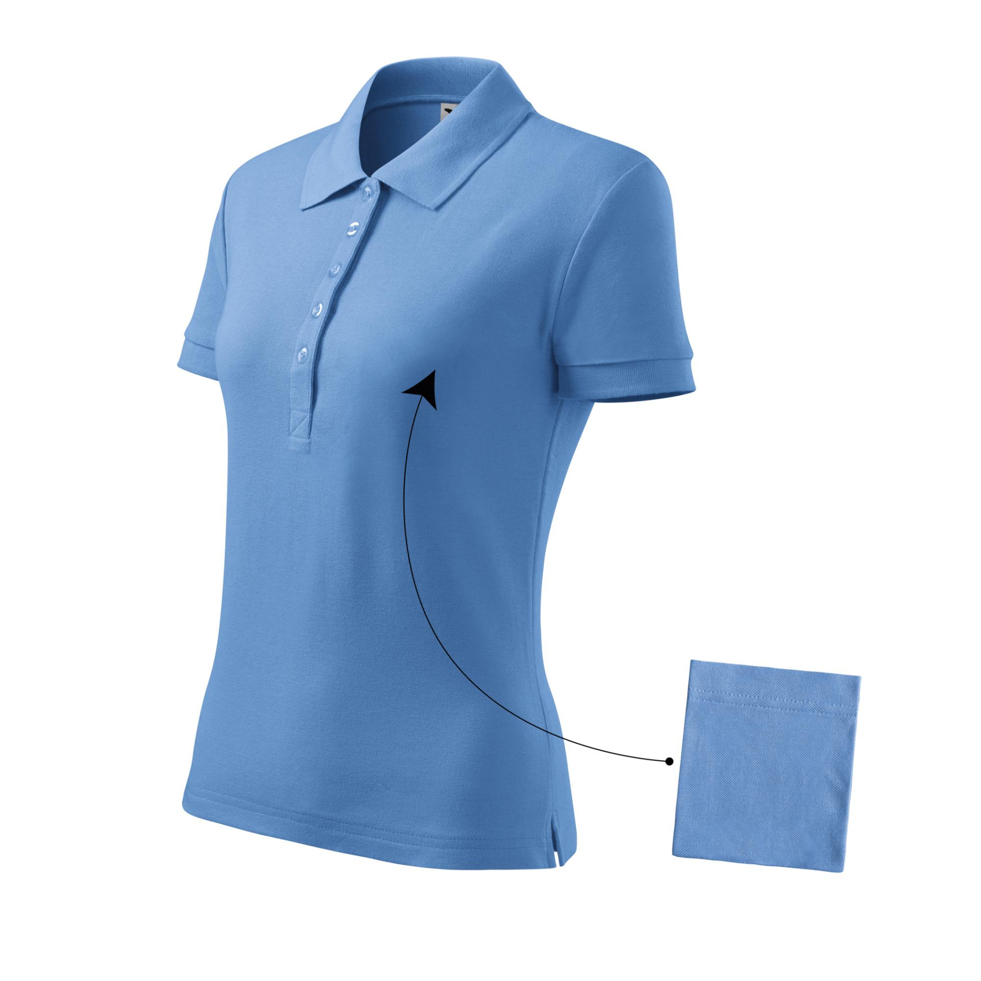 Tricou polo pentru damă Cotton 213 Albastru deschis