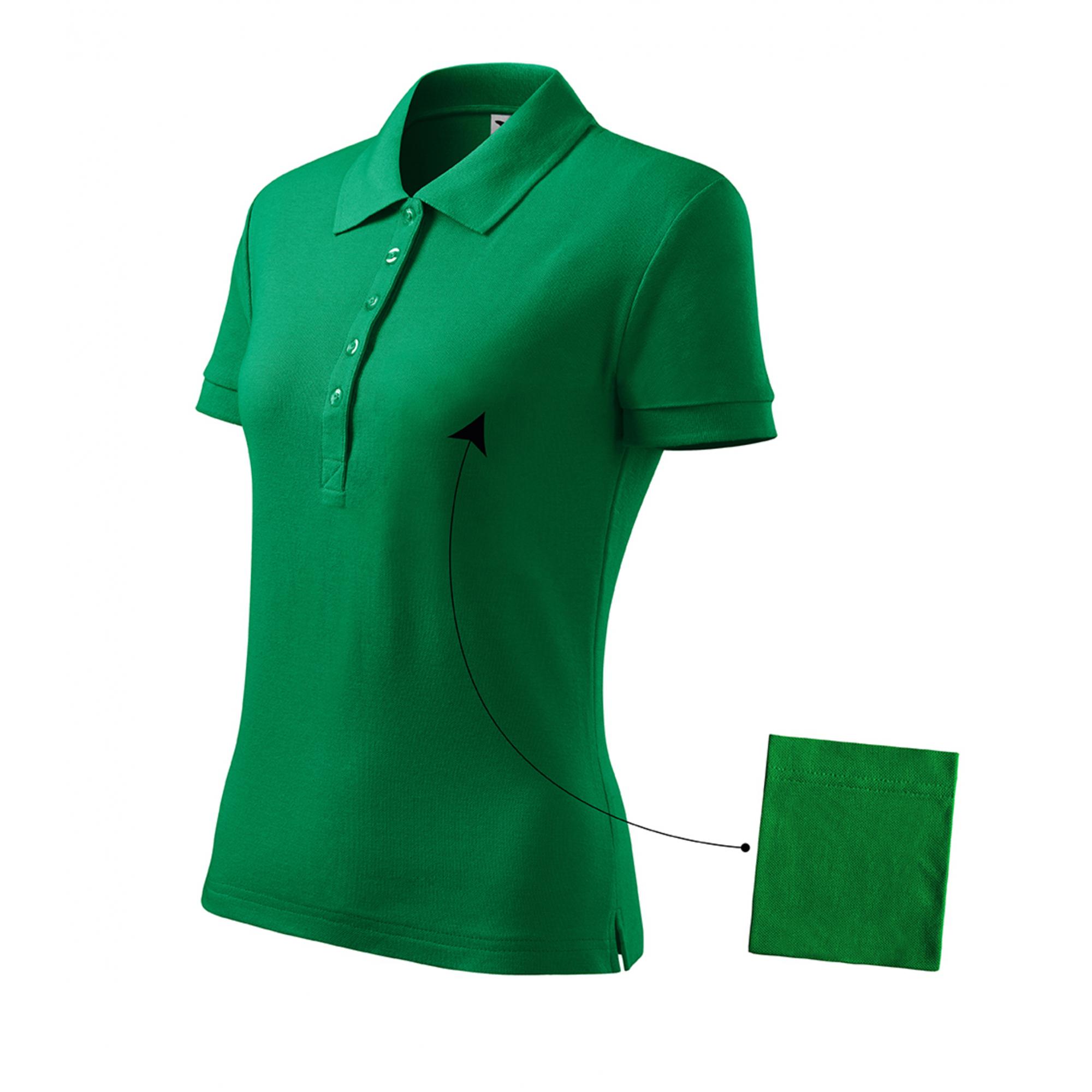 Tricou polo pentru damă Cotton 213 Verde mediu