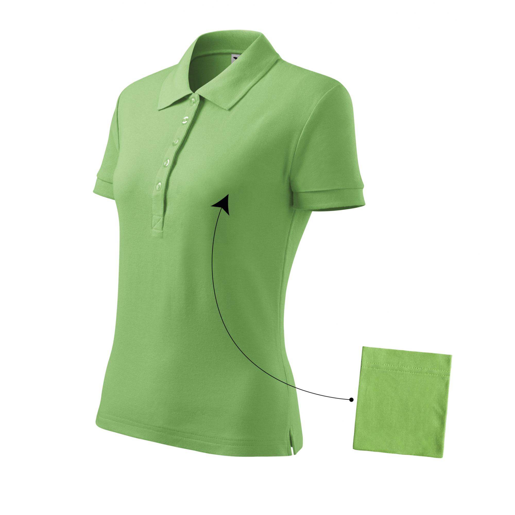 Tricou polo pentru damă Cotton 213 Verde iarbă