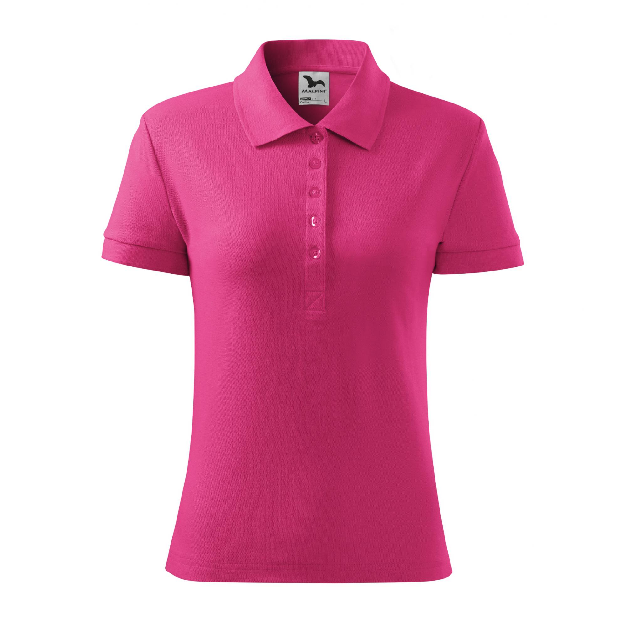 Tricou polo pentru damă Cotton 213 Purpuriu L