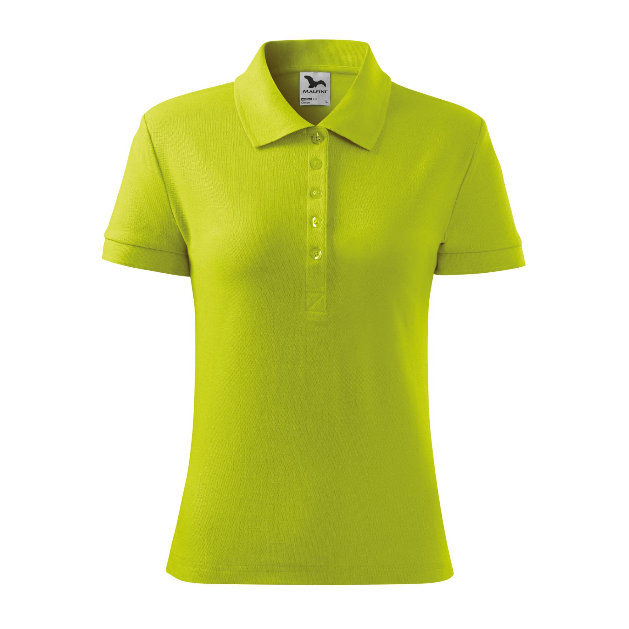 Tricou polo pentru damă Cotton 213 Lime L