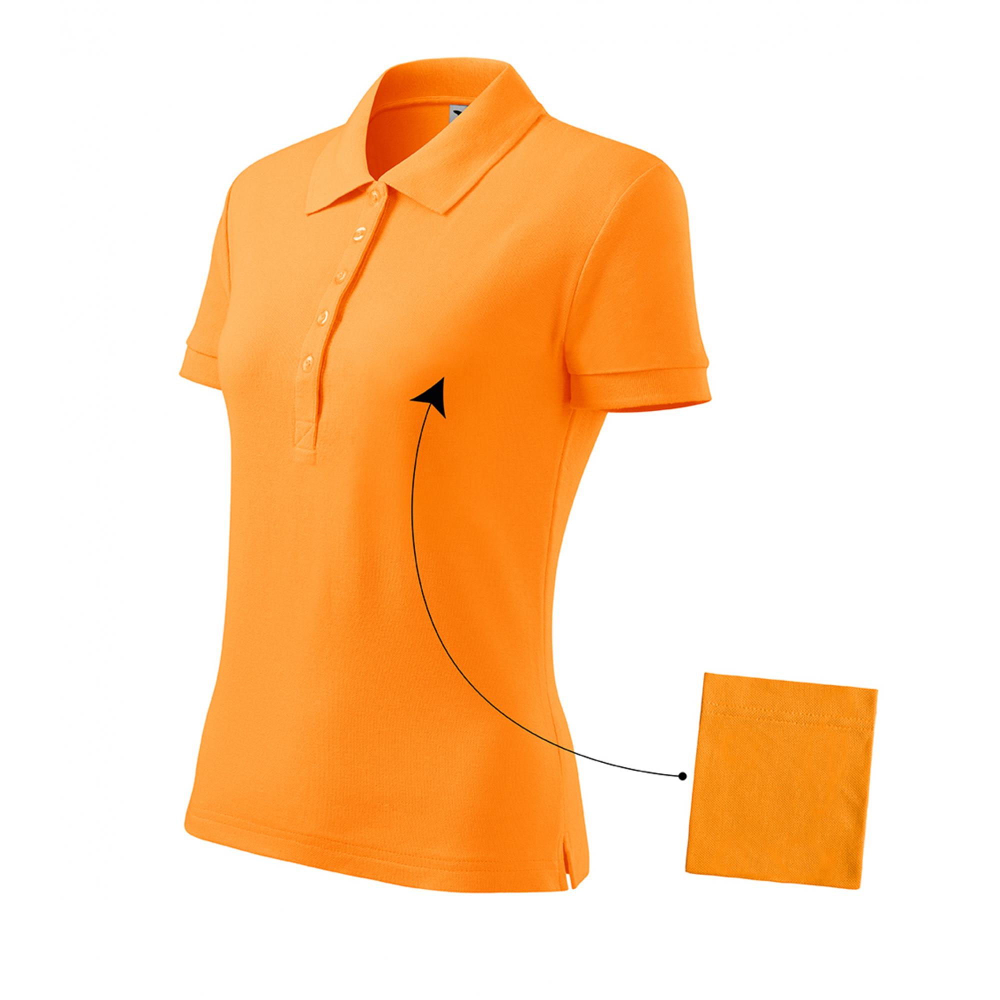 Tricou polo pentru damă Cotton 213 Tangerine orange M