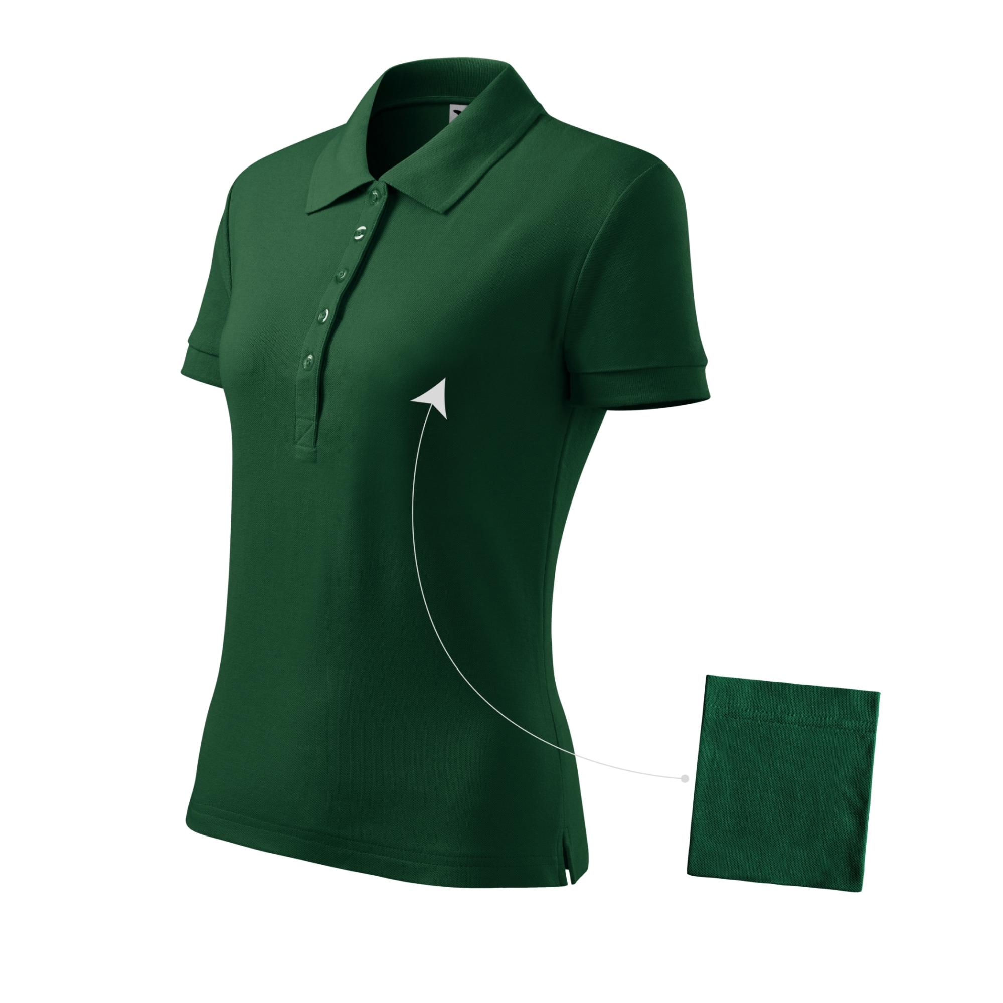 Tricou polo pentru damă Cotton 213 dark green